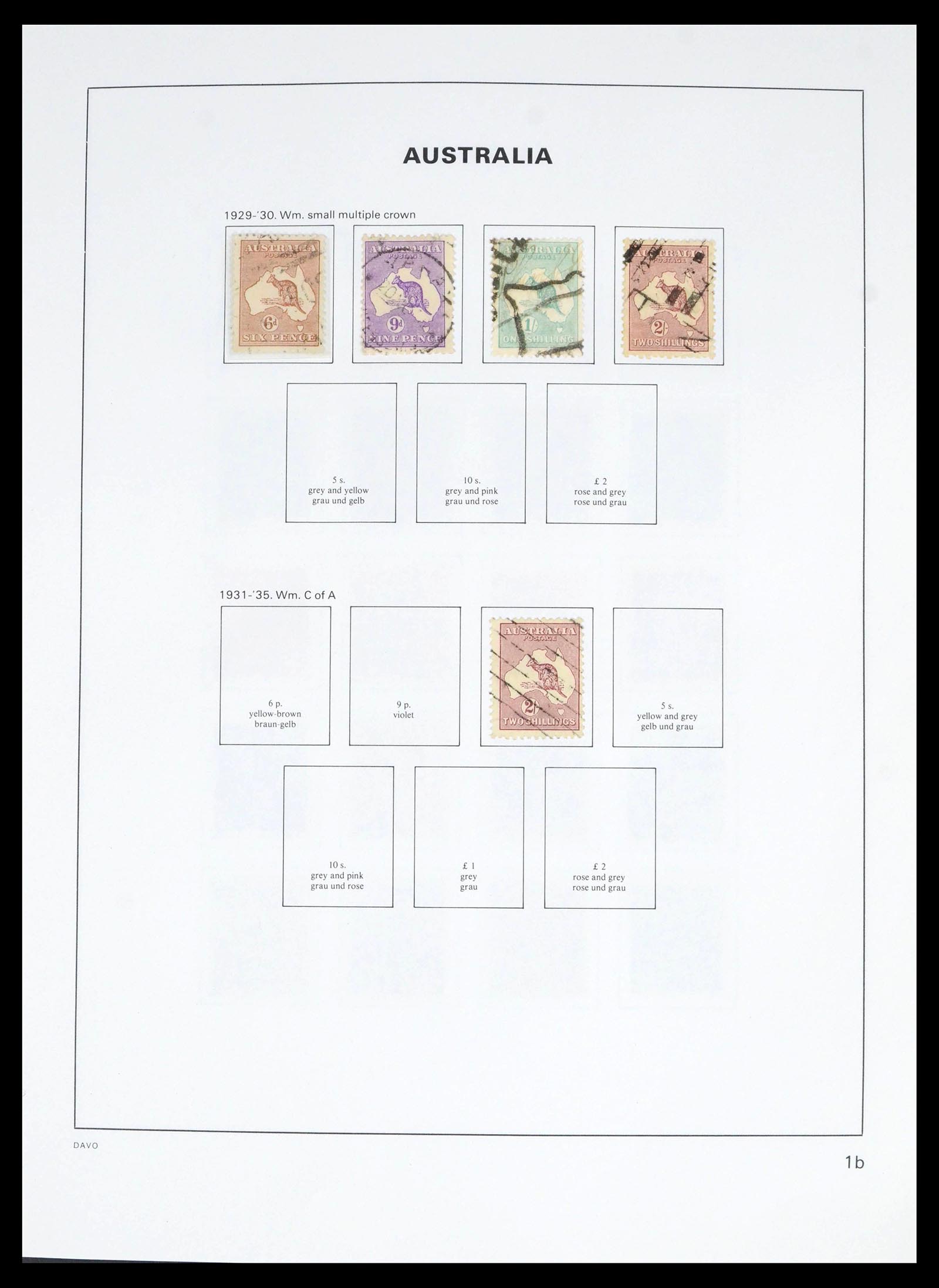 39699 0003 - Stamp collection 39699 Australia 1913-1999.