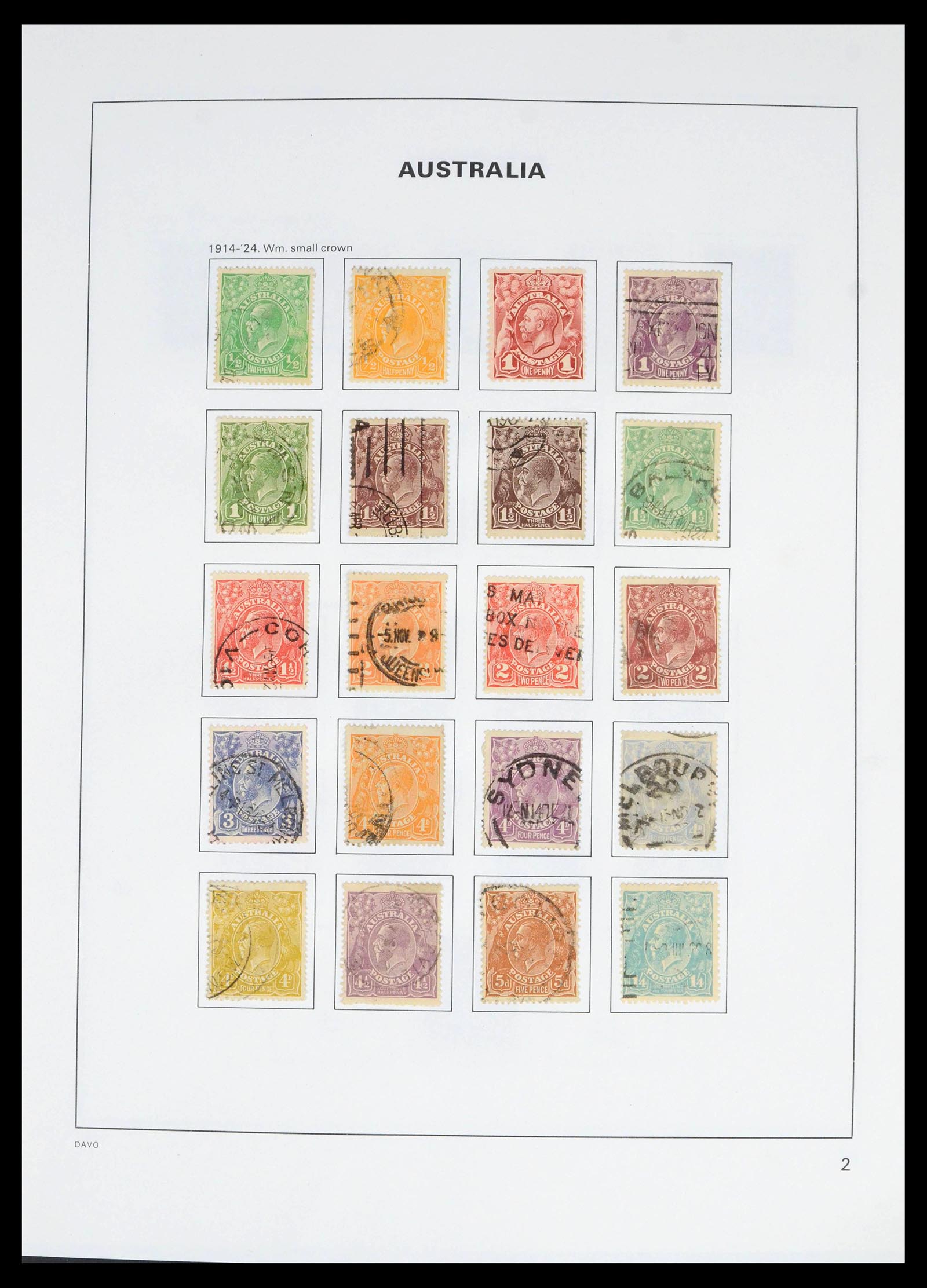 39699 0004 - Stamp collection 39699 Australia 1913-1999.