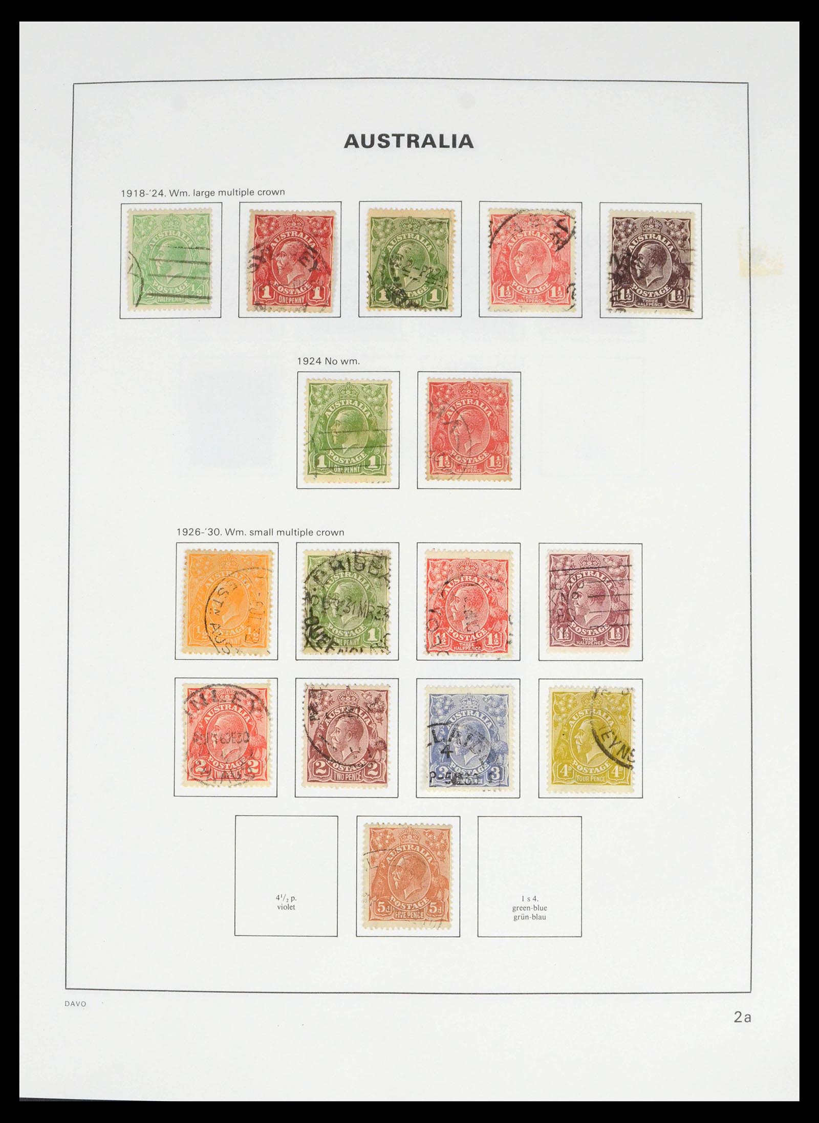 39699 0005 - Stamp collection 39699 Australia 1913-1999.