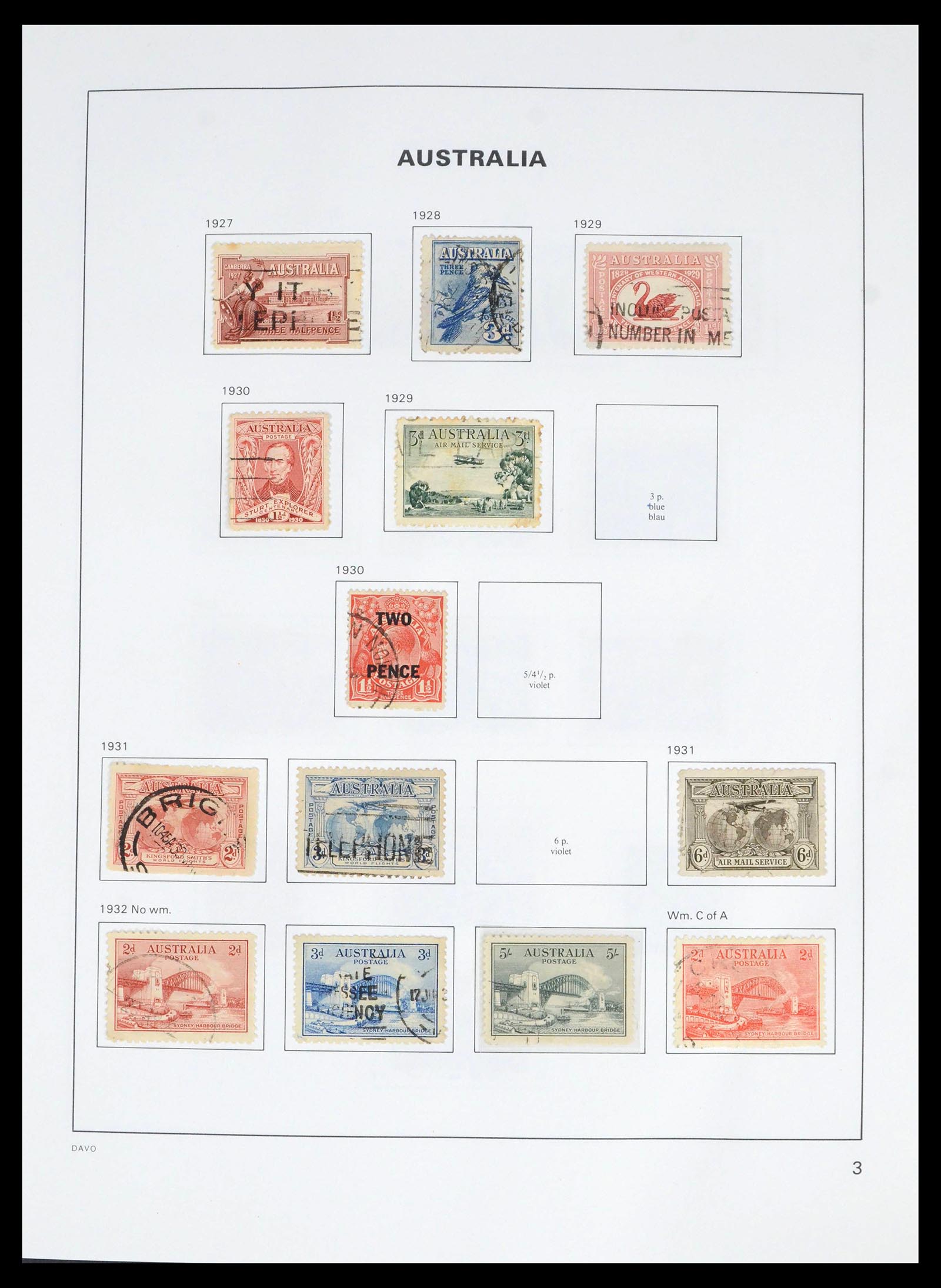 39699 0007 - Stamp collection 39699 Australia 1913-1999.