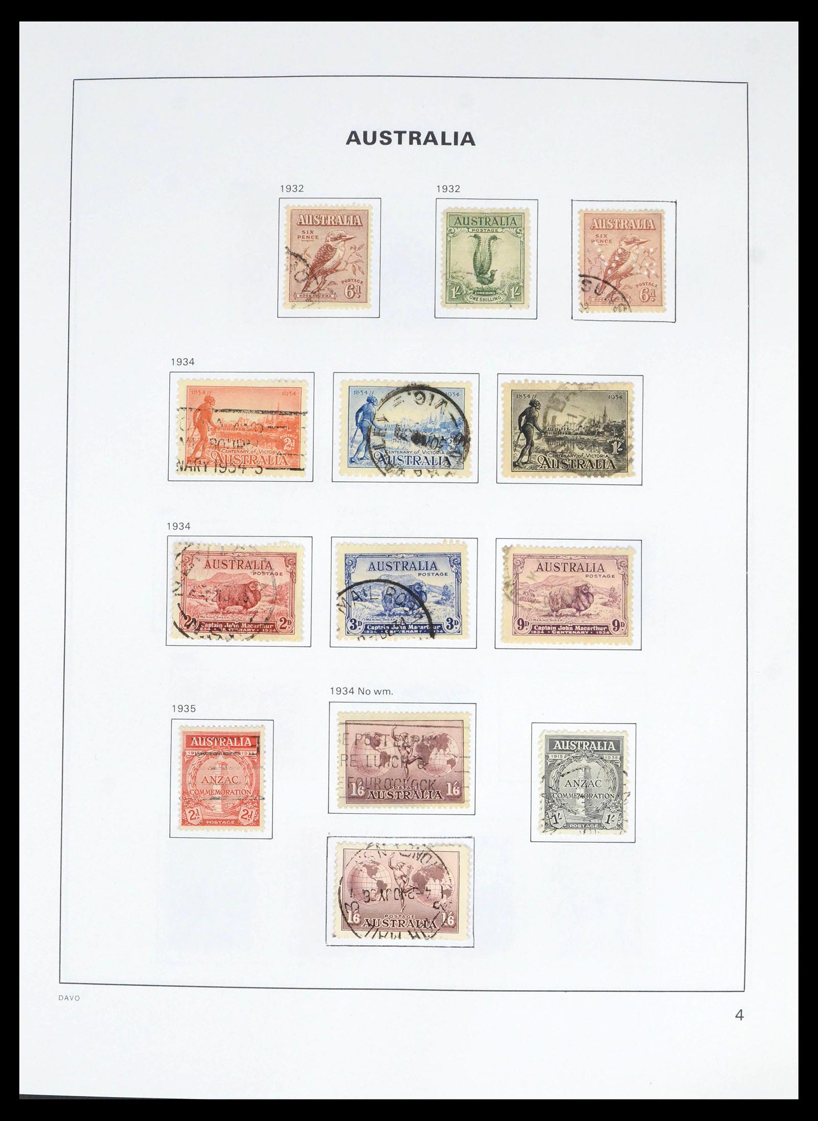 39699 0008 - Stamp collection 39699 Australia 1913-1999.