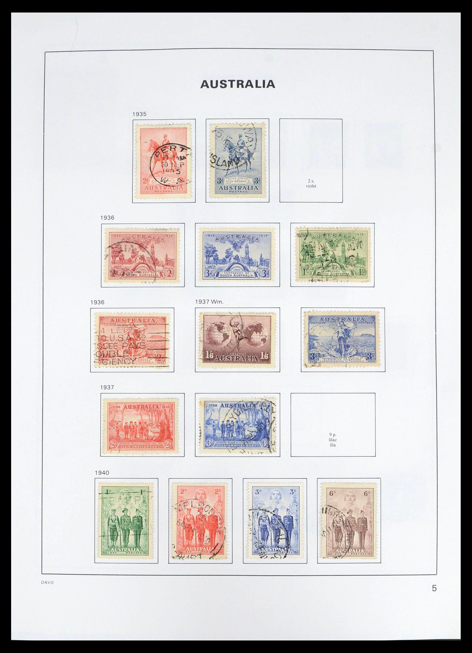 39699 0009 - Stamp collection 39699 Australia 1913-1999.