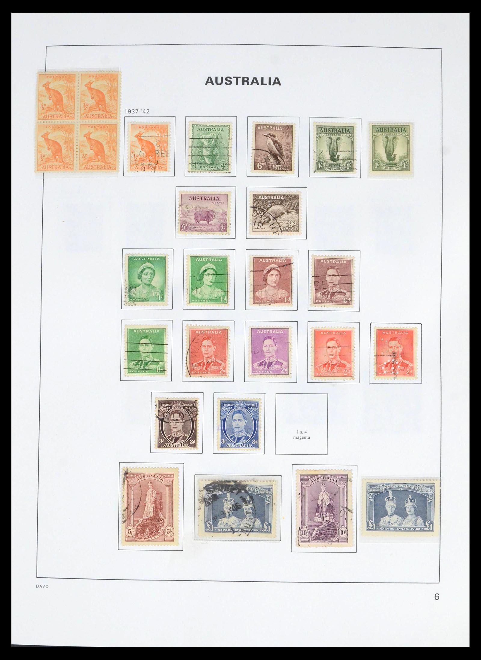 39699 0010 - Stamp collection 39699 Australia 1913-1999.