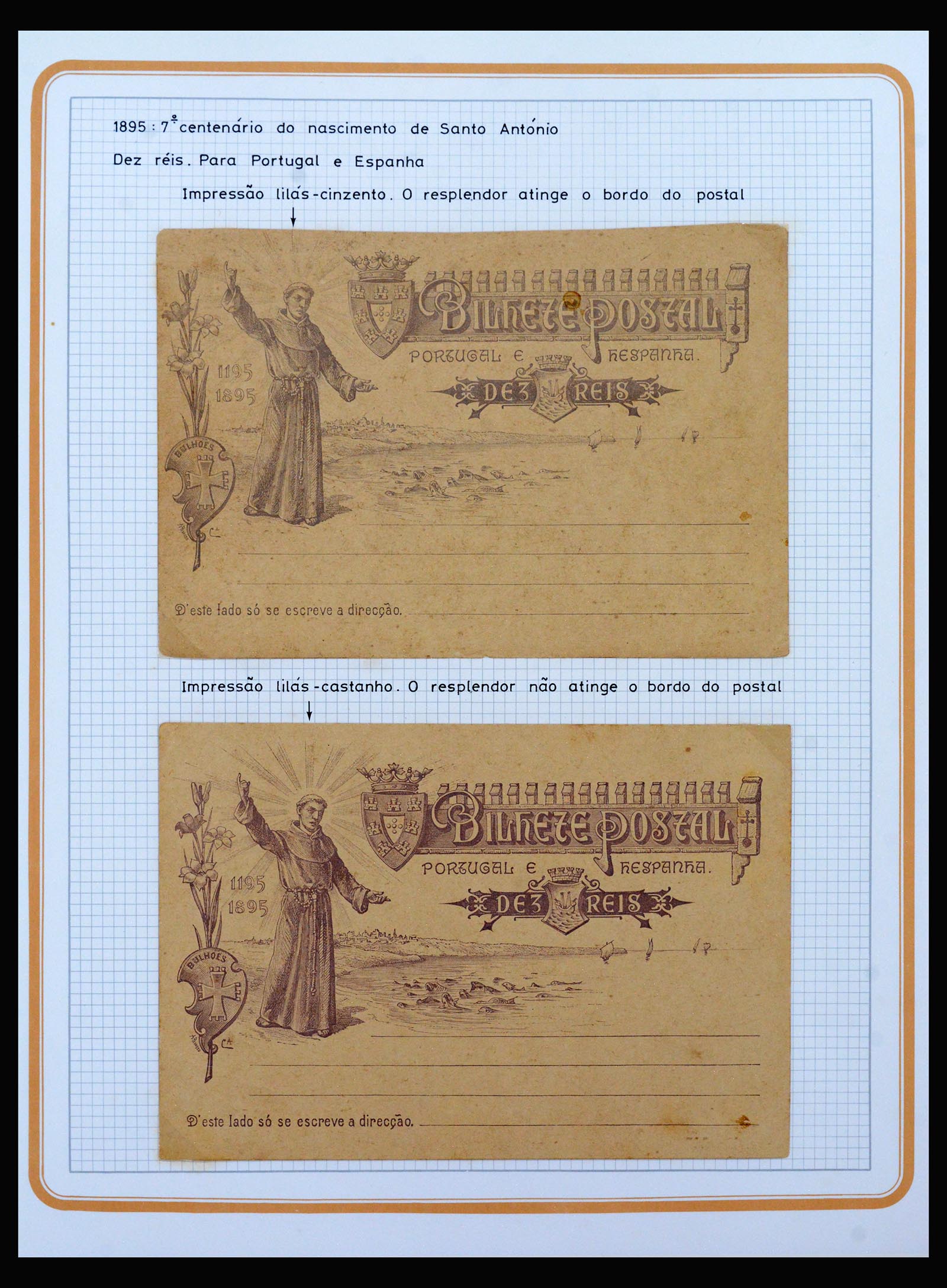 39707 0015 - Postzegelverzameling 39707 Portugal postwaardestukken 1880-1985.