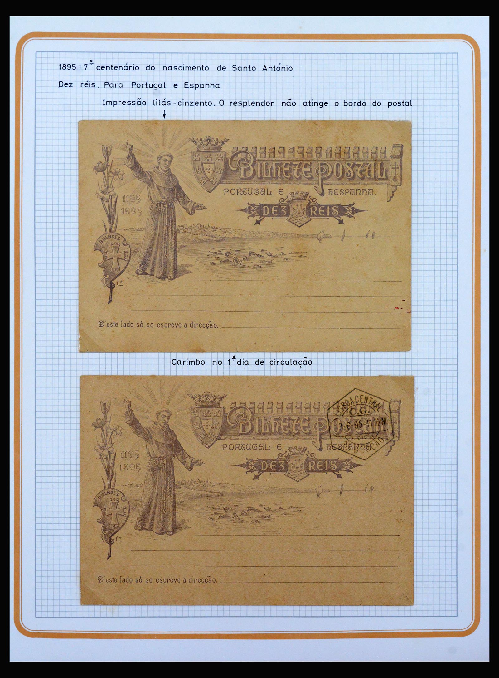 39707 0016 - Postzegelverzameling 39707 Portugal postwaardestukken 1880-1985.