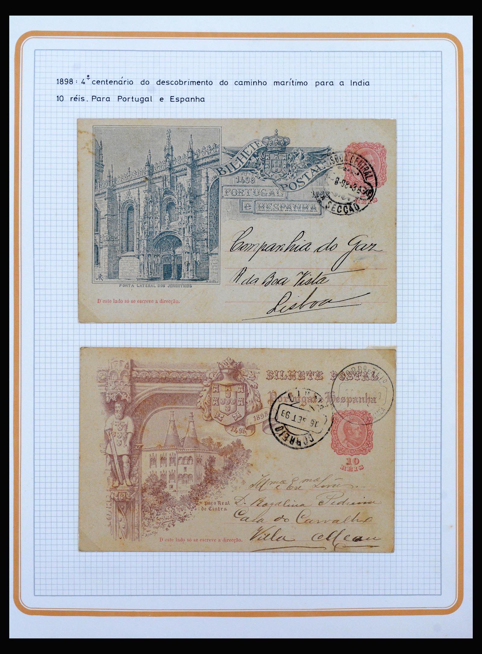 39707 0018 - Postzegelverzameling 39707 Portugal postwaardestukken 1880-1985.