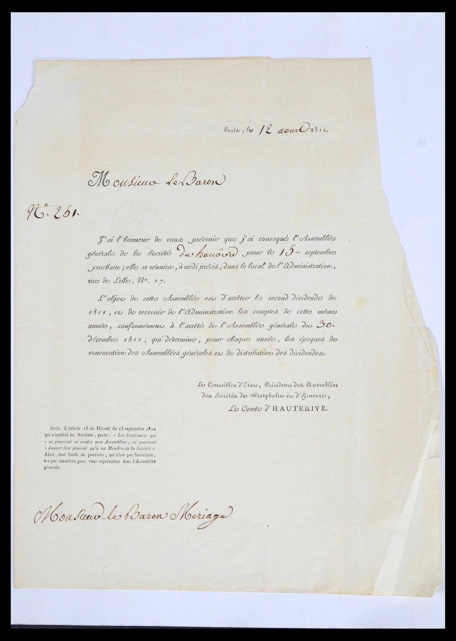 39709 0001 - Postzegelverzameling 39709 Frankrijk brieven 1766-1862.