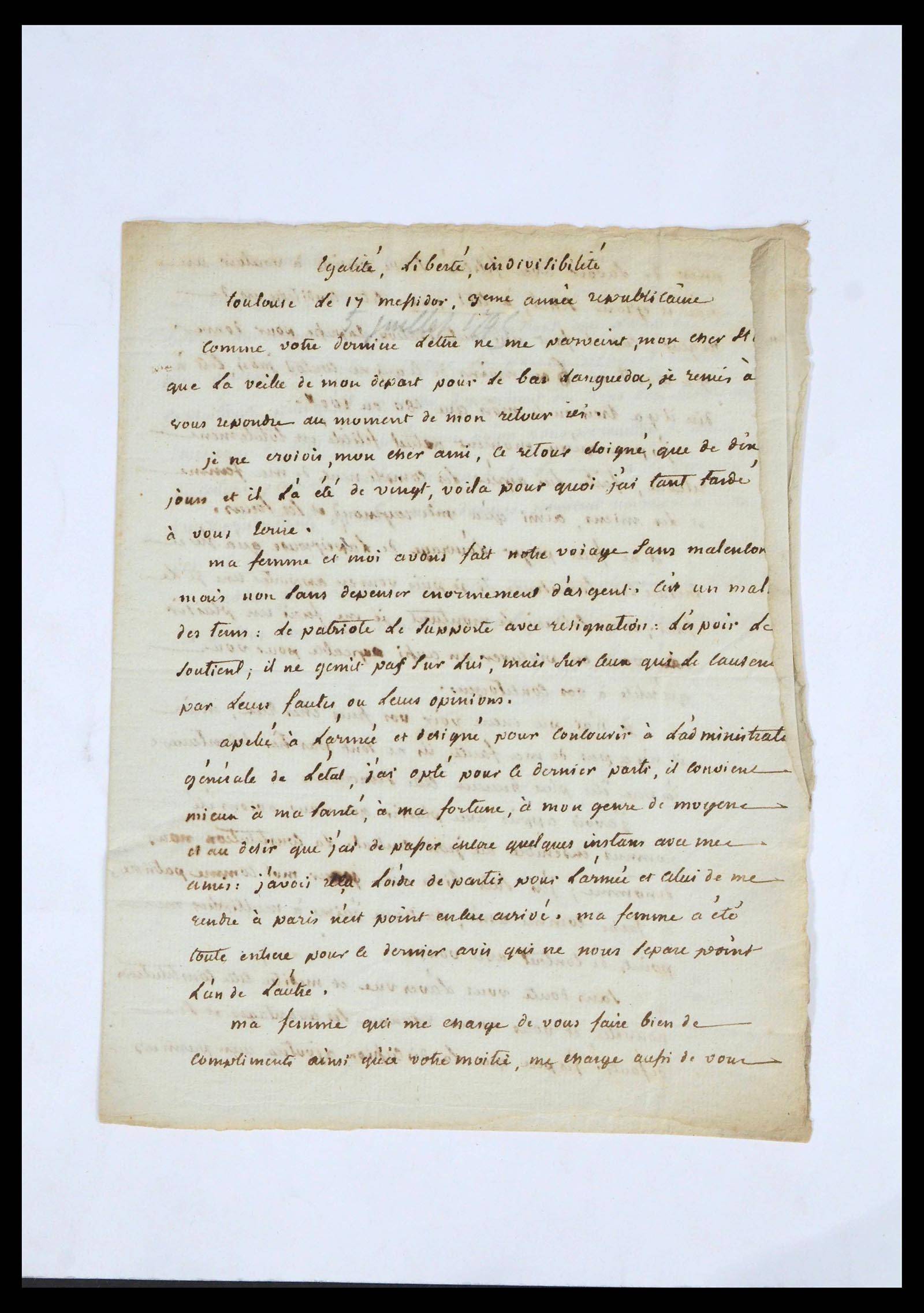 39709 0009 - Postzegelverzameling 39709 Frankrijk brieven 1766-1862.