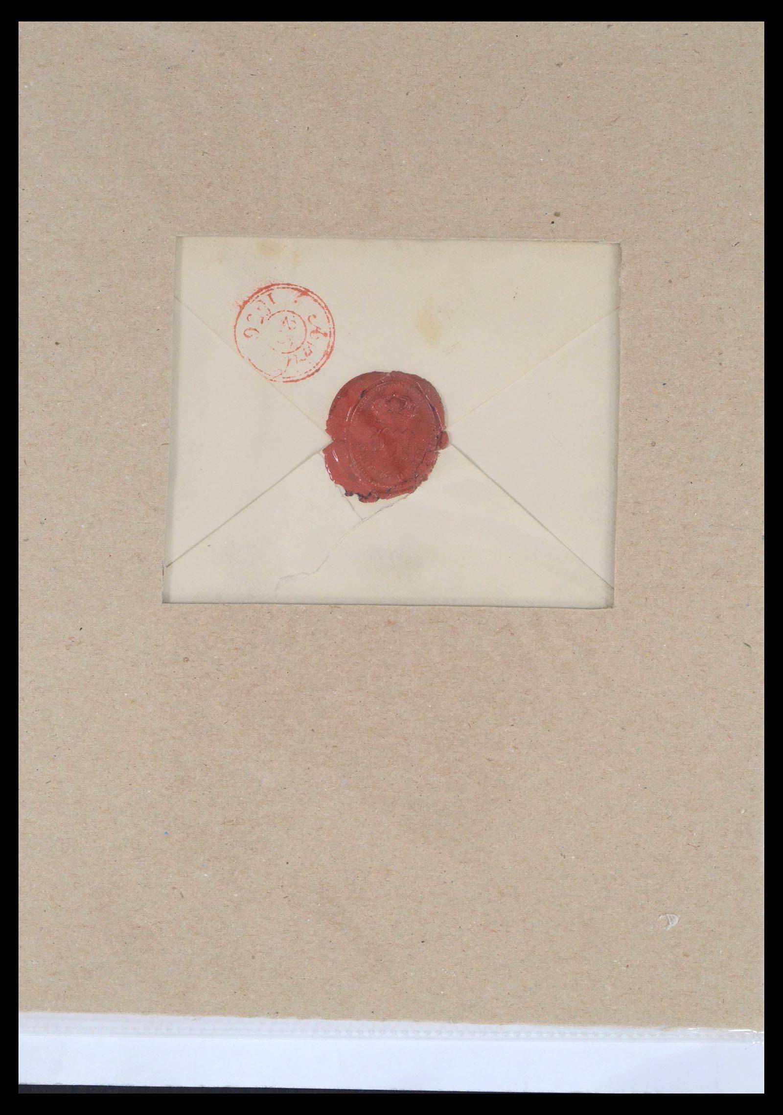 39709 0014 - Postzegelverzameling 39709 Frankrijk brieven 1766-1862.