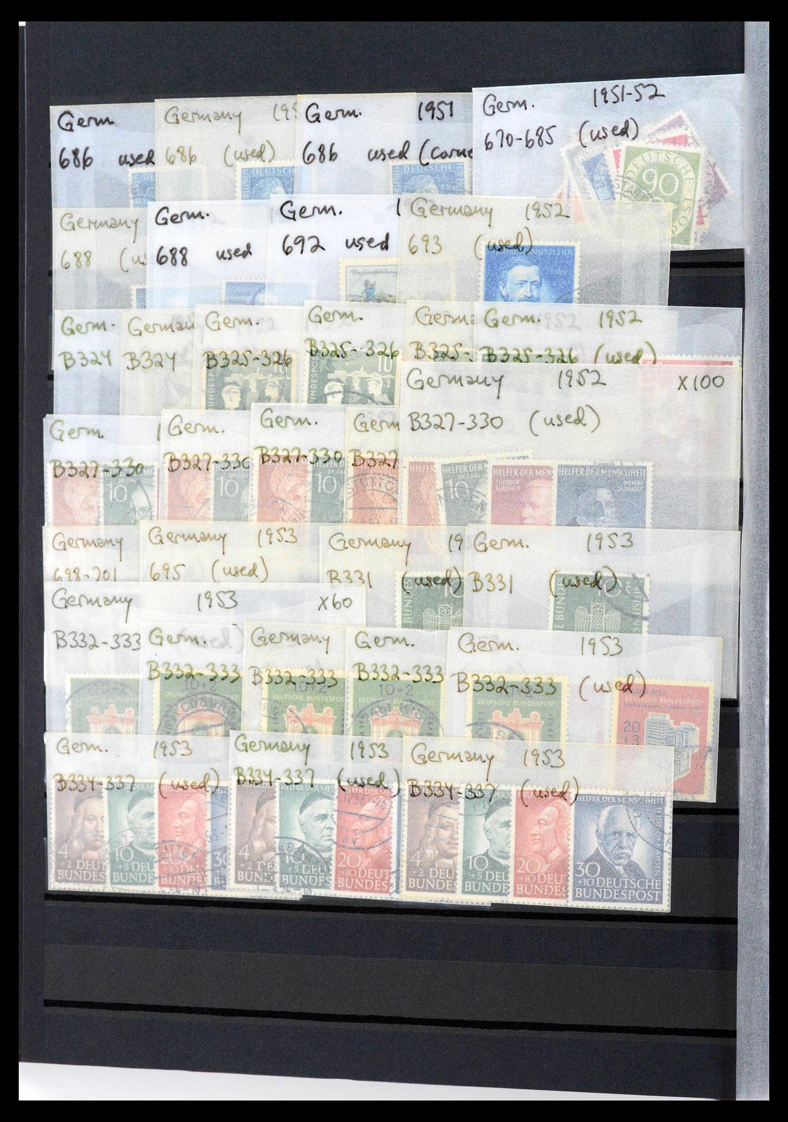 39711 0014 - Postzegelverzameling 39711 Duitsland 1872-1990.