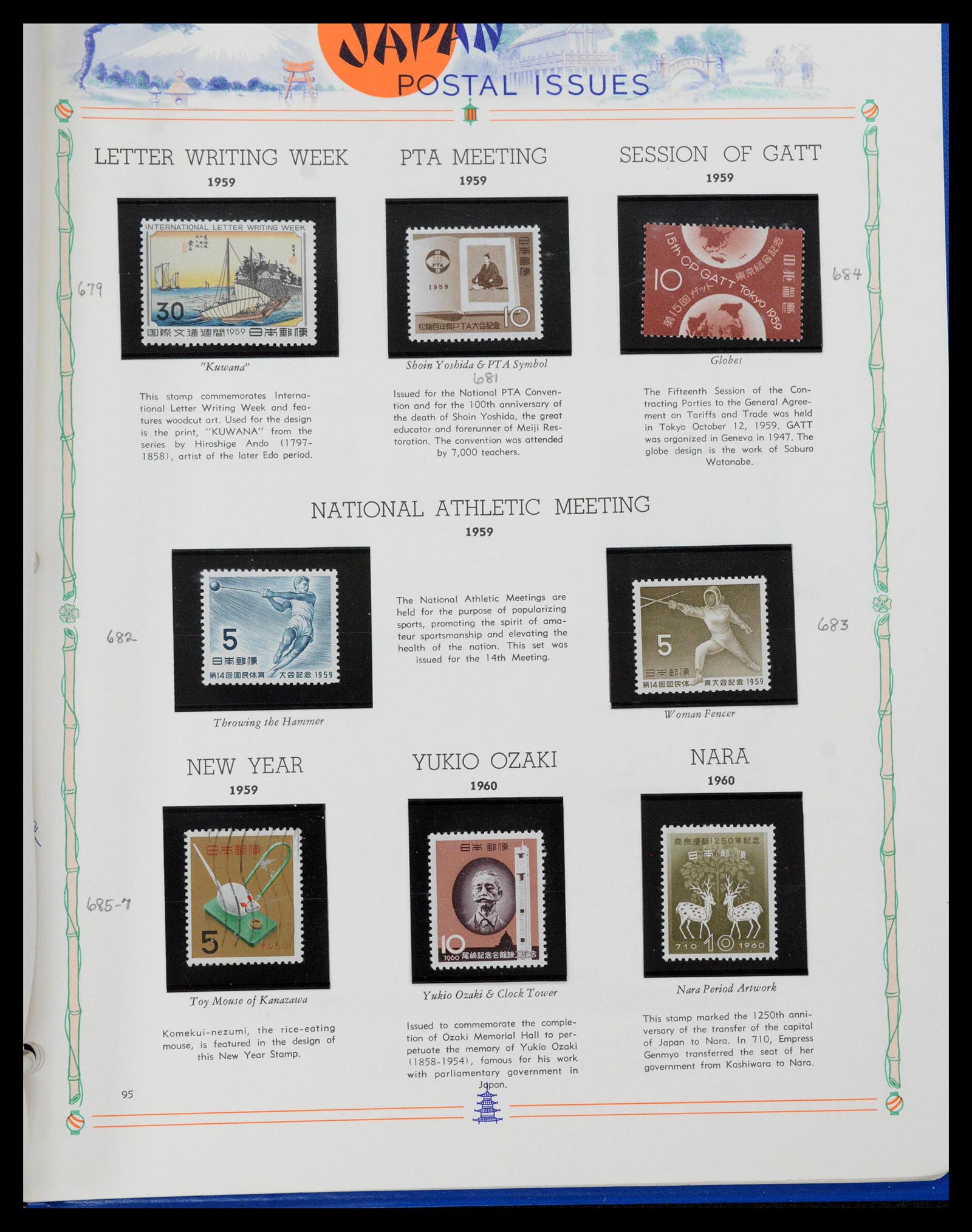 39713 0088 - Stamp collection 39713 Japan 1871-2000.