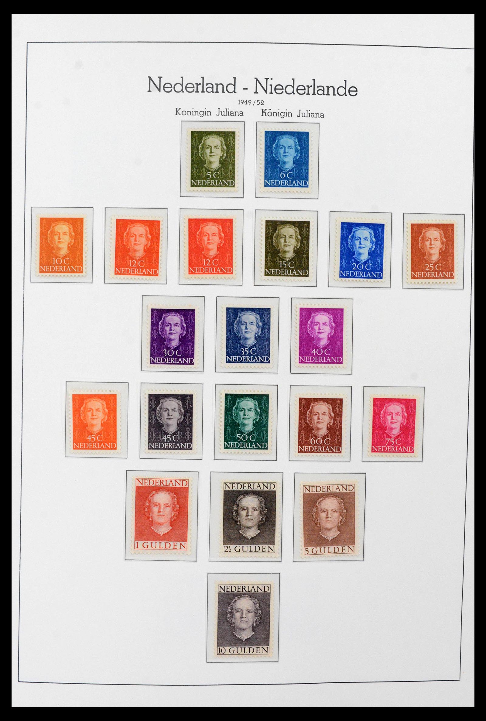 39723 0008 - Postzegelverzameling 39723 Nederland 1945-1989.