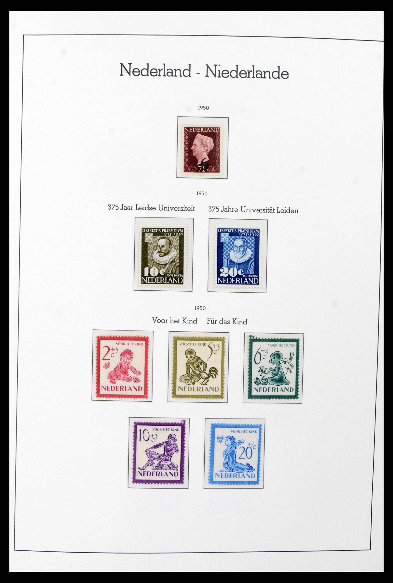 39723 0011 - Postzegelverzameling 39723 Nederland 1945-1989.