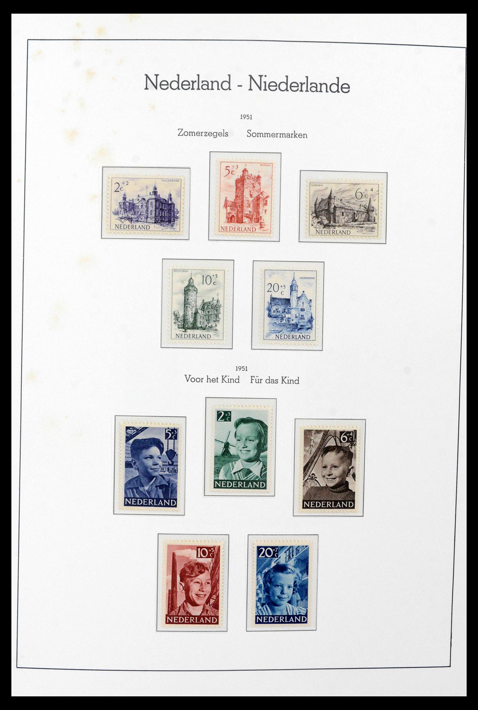 39723 0012 - Postzegelverzameling 39723 Nederland 1945-1989.