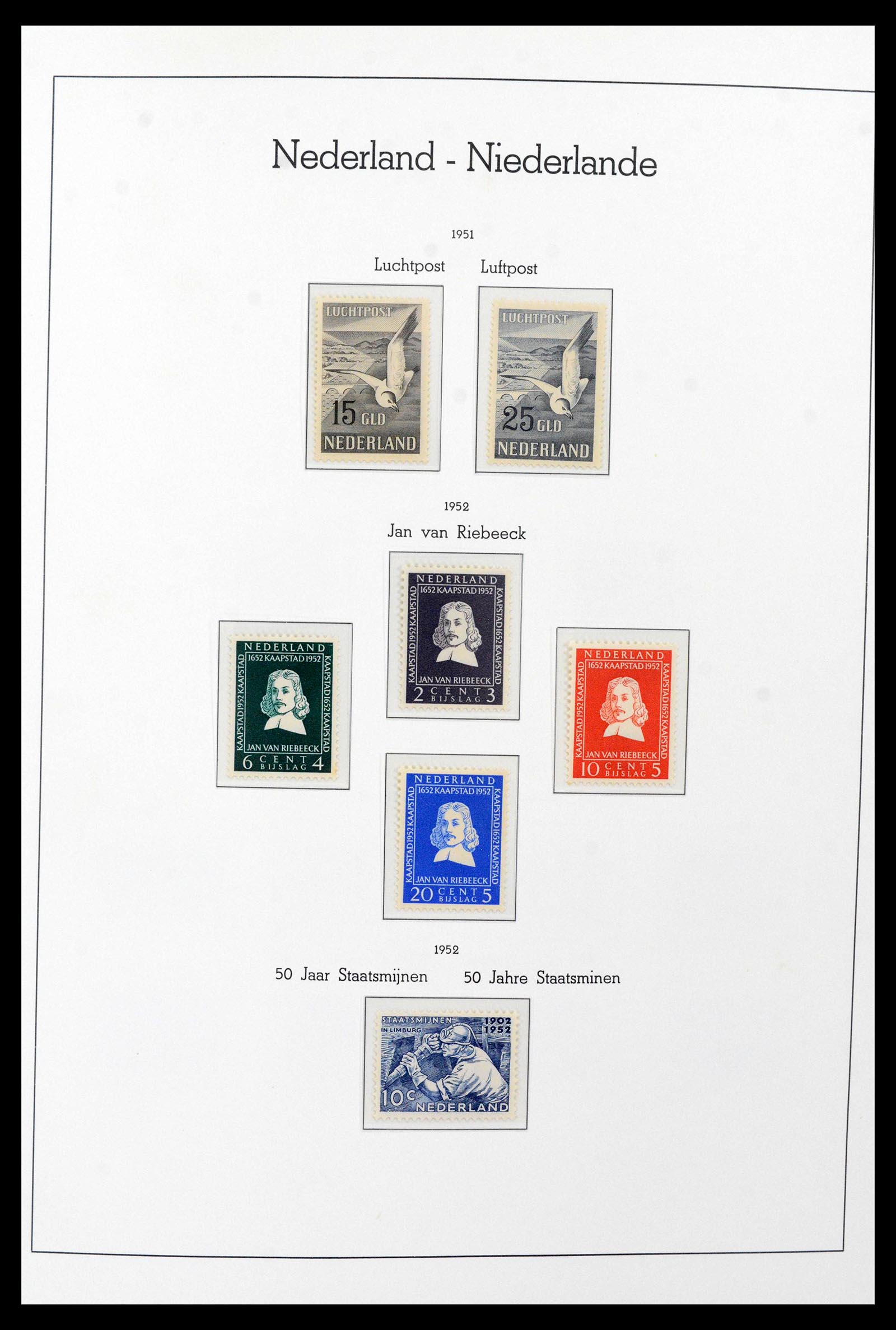 39723 0013 - Postzegelverzameling 39723 Nederland 1945-1989.