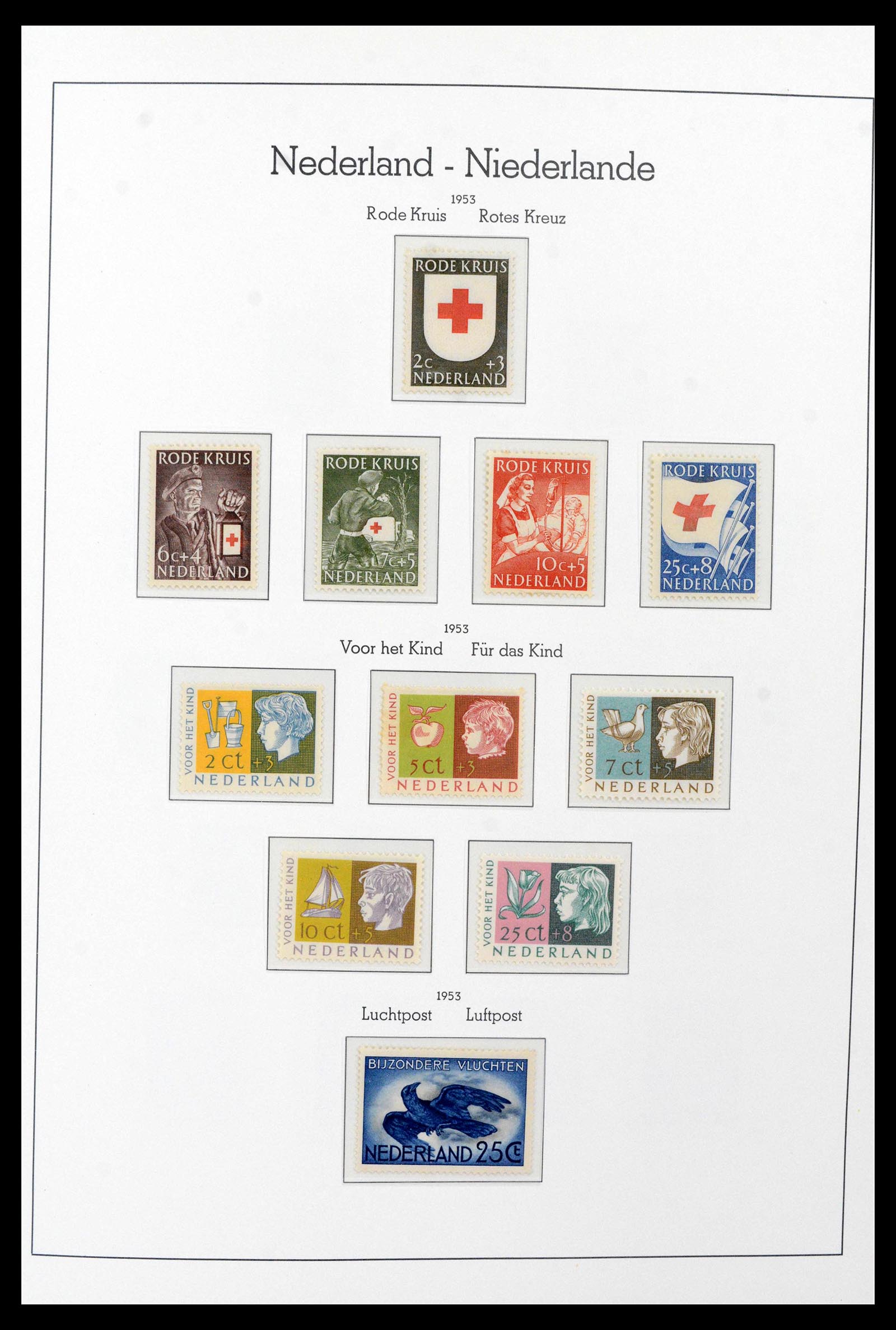 39723 0016 - Postzegelverzameling 39723 Nederland 1945-1989.