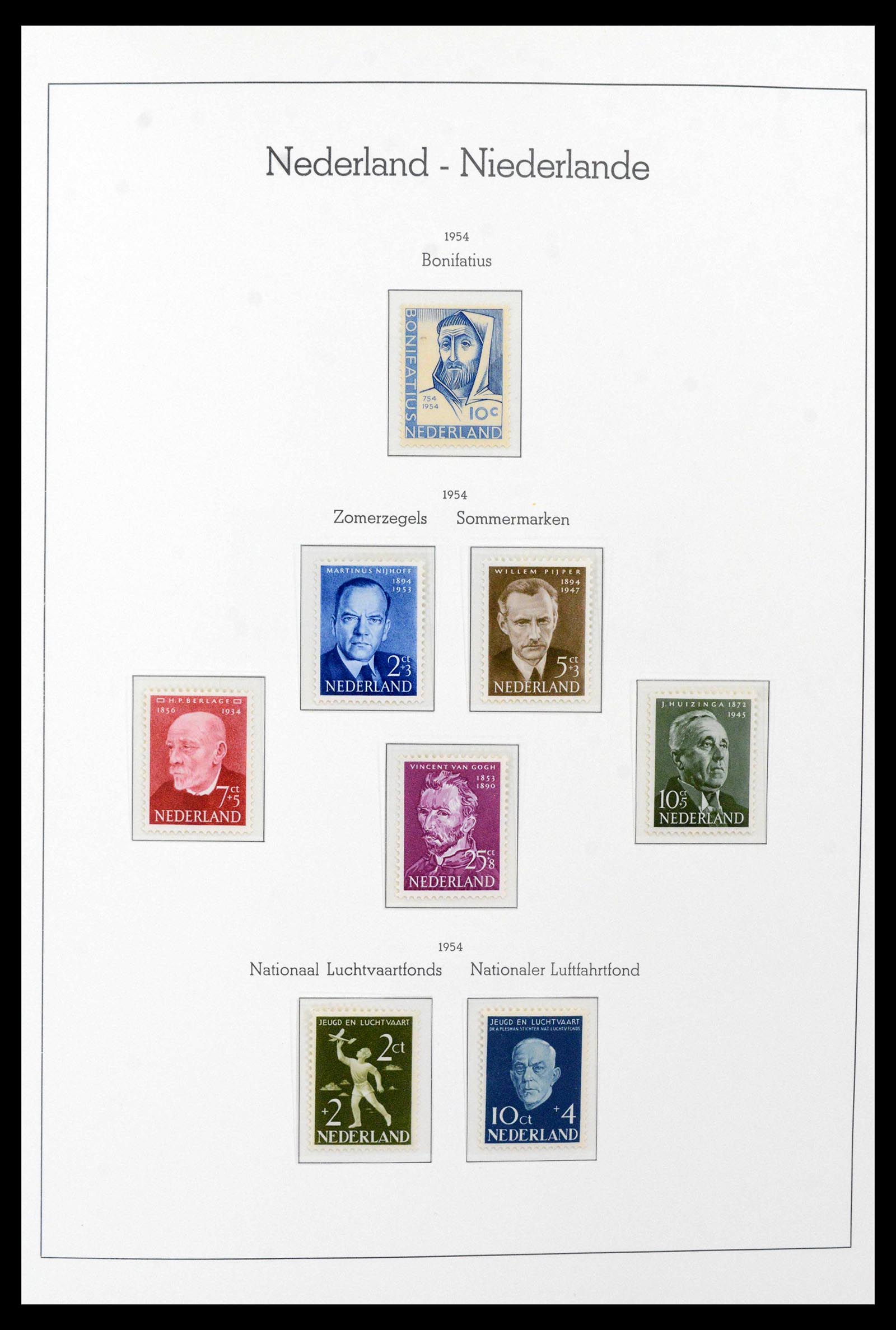 39723 0018 - Postzegelverzameling 39723 Nederland 1945-1989.