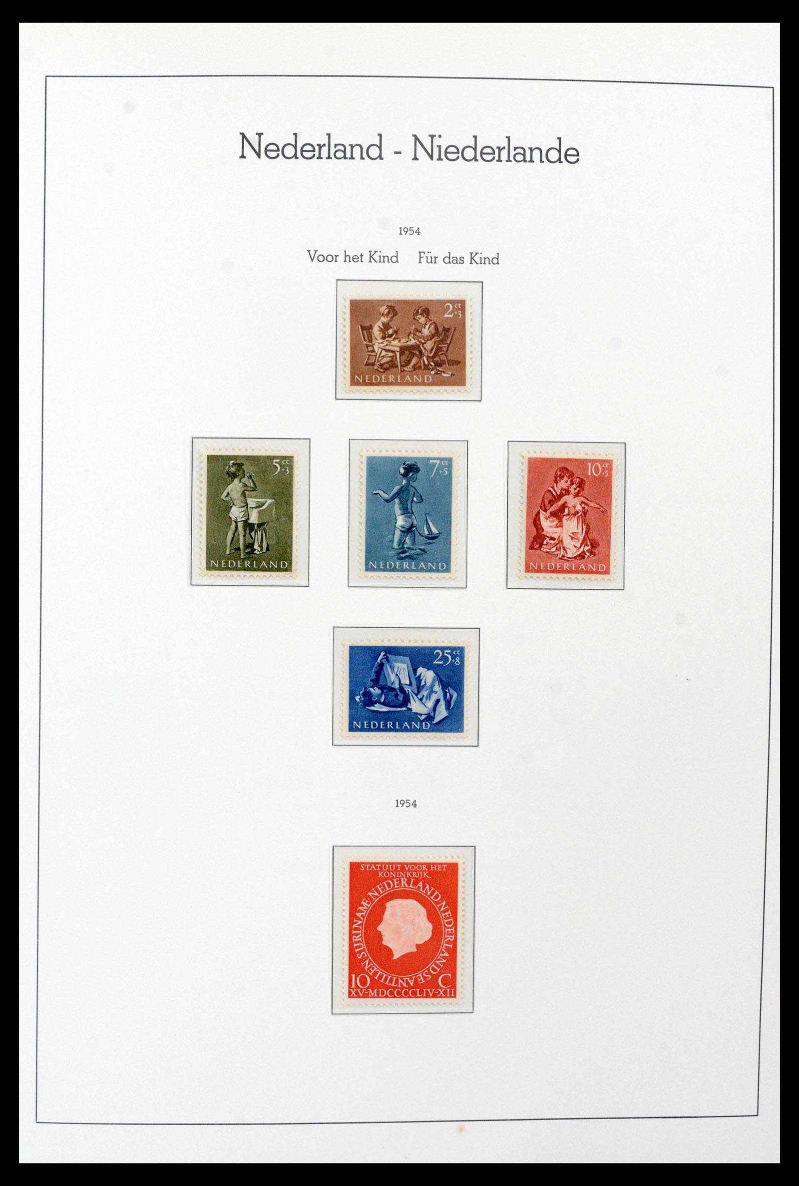 39723 0019 - Postzegelverzameling 39723 Nederland 1945-1989.
