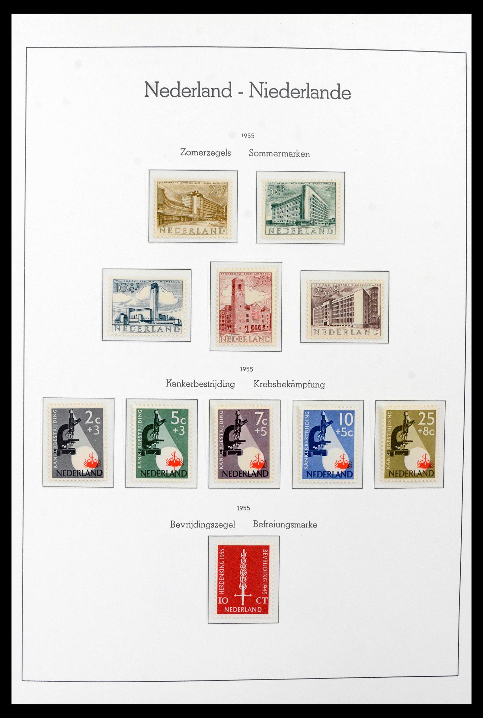 39723 0020 - Postzegelverzameling 39723 Nederland 1945-1989.