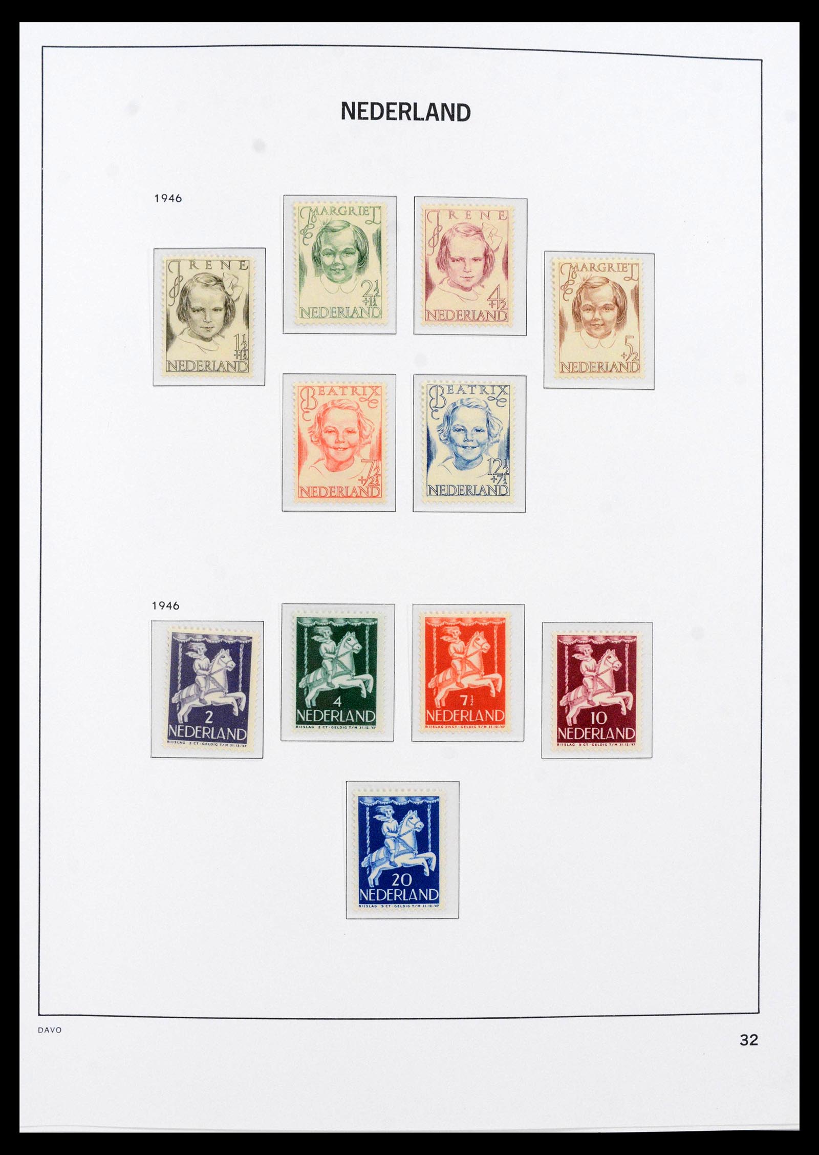 39726 0002 - Postzegelverzameling 39726 Nederland 1945-1967.