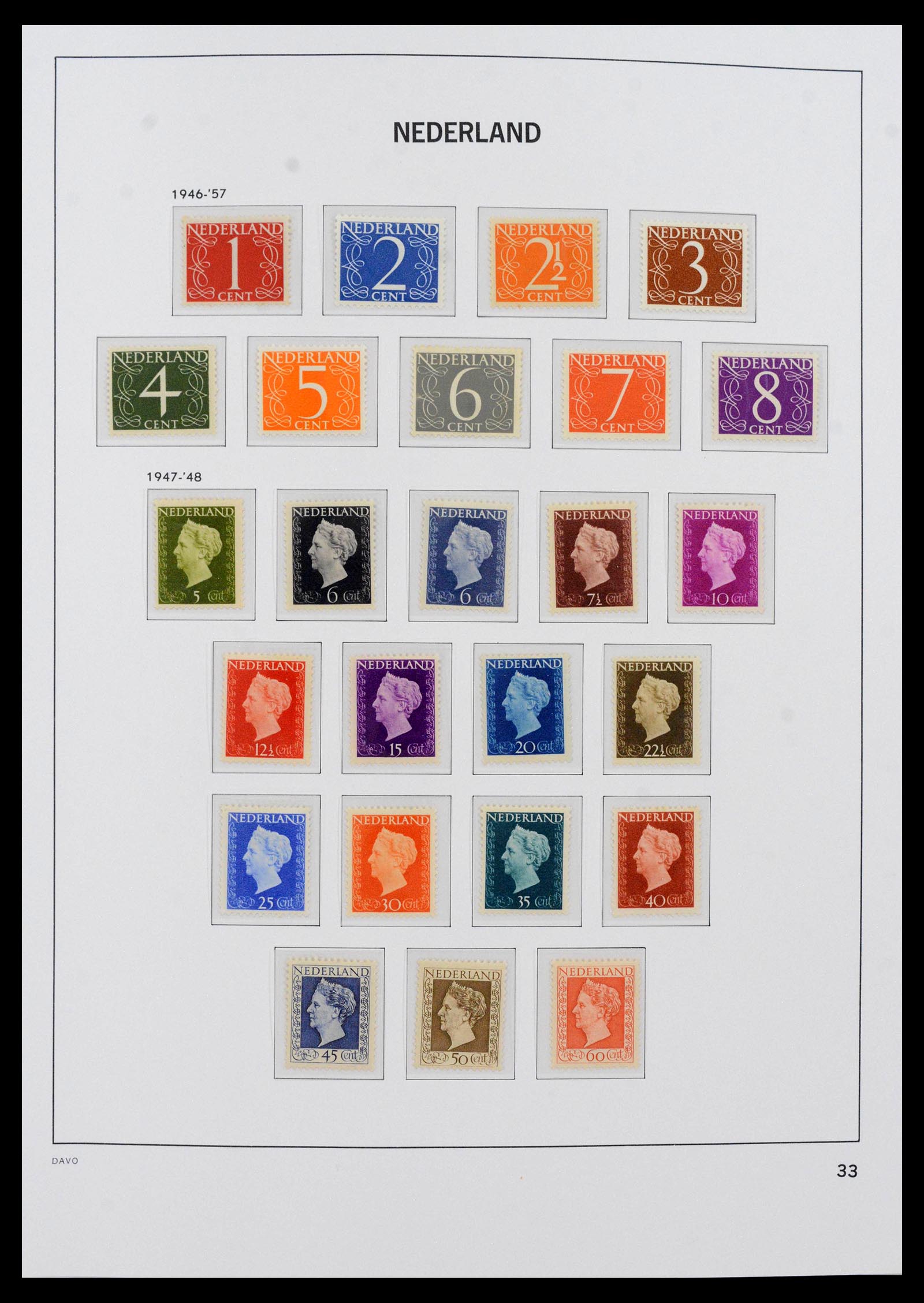 39726 0003 - Postzegelverzameling 39726 Nederland 1945-1967.