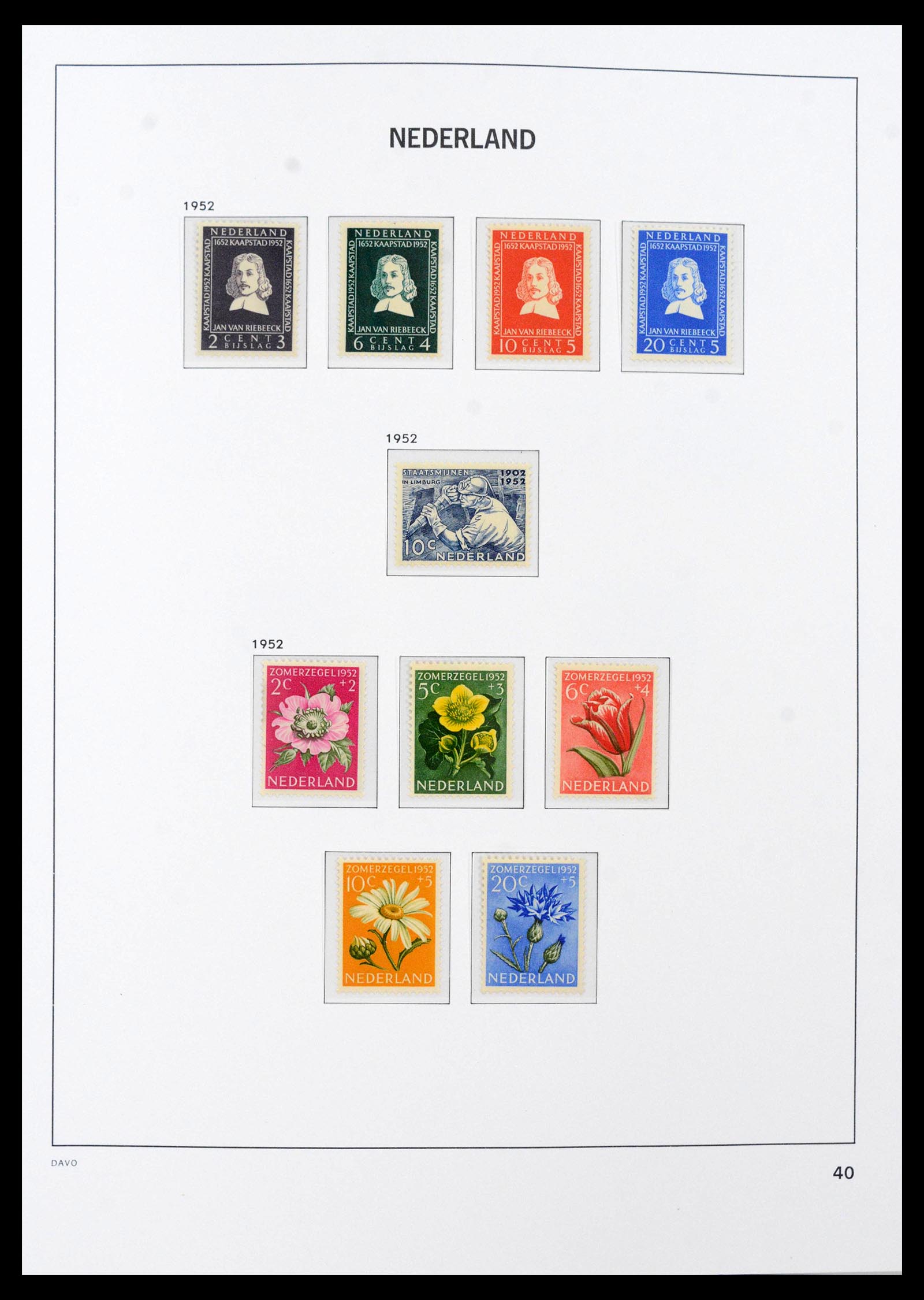 39726 0010 - Postzegelverzameling 39726 Nederland 1945-1967.
