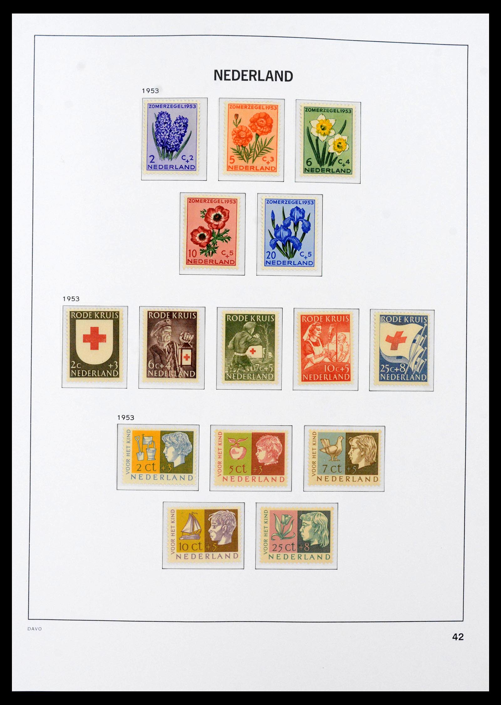 39726 0012 - Postzegelverzameling 39726 Nederland 1945-1967.