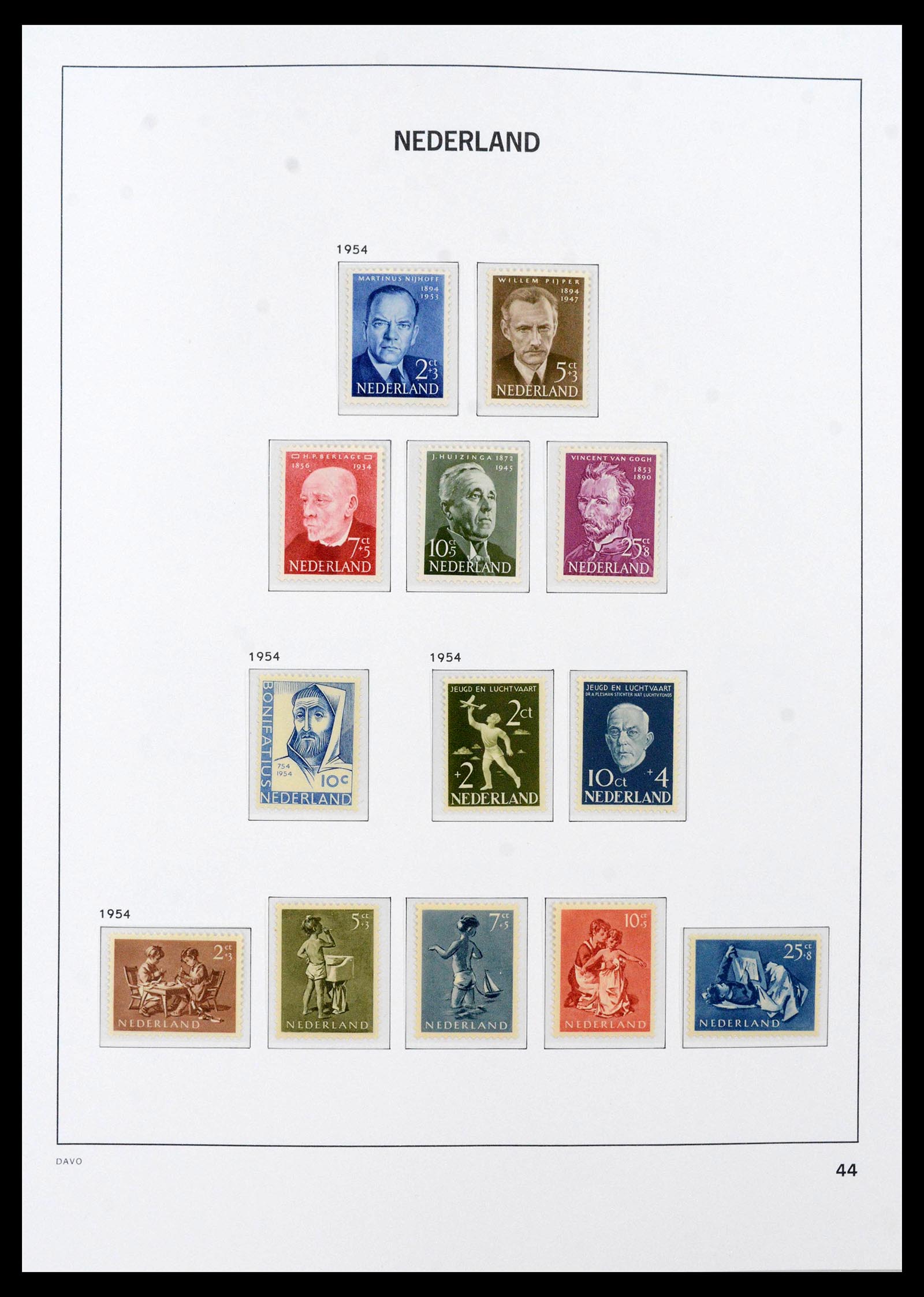 39726 0015 - Postzegelverzameling 39726 Nederland 1945-1967.