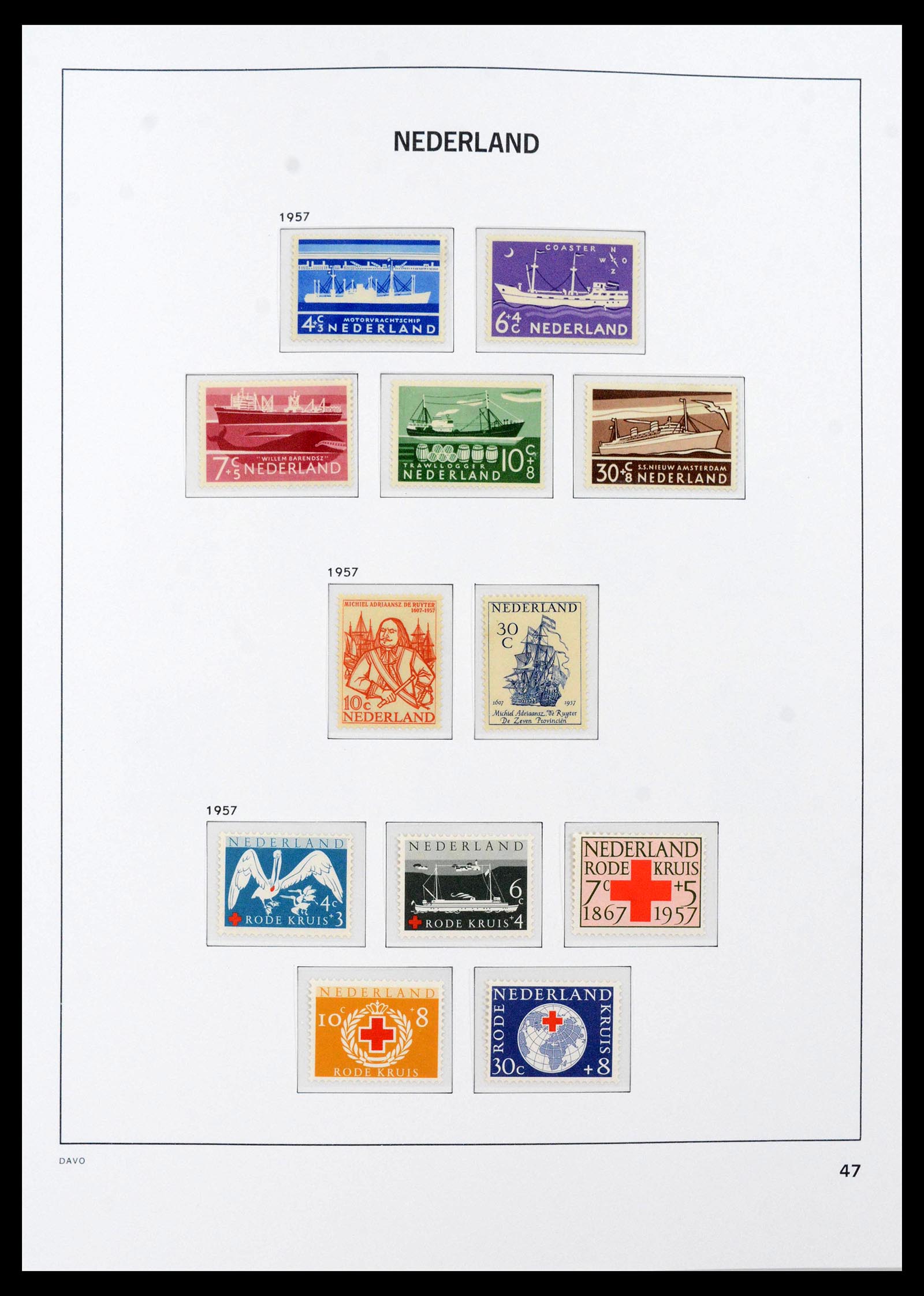 39726 0018 - Postzegelverzameling 39726 Nederland 1945-1967.