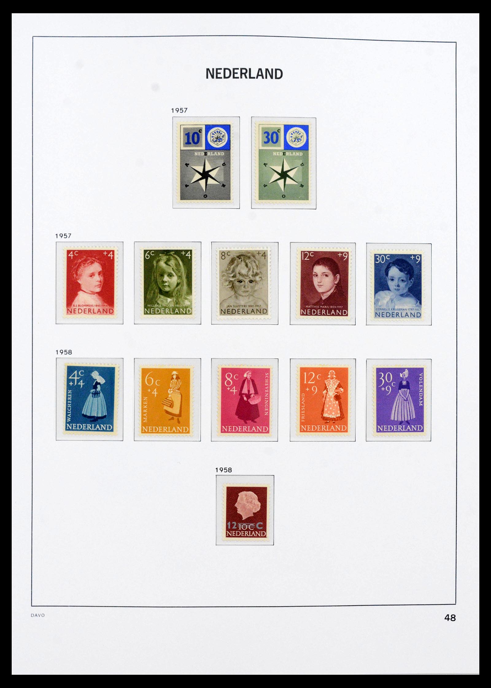 39726 0019 - Postzegelverzameling 39726 Nederland 1945-1967.