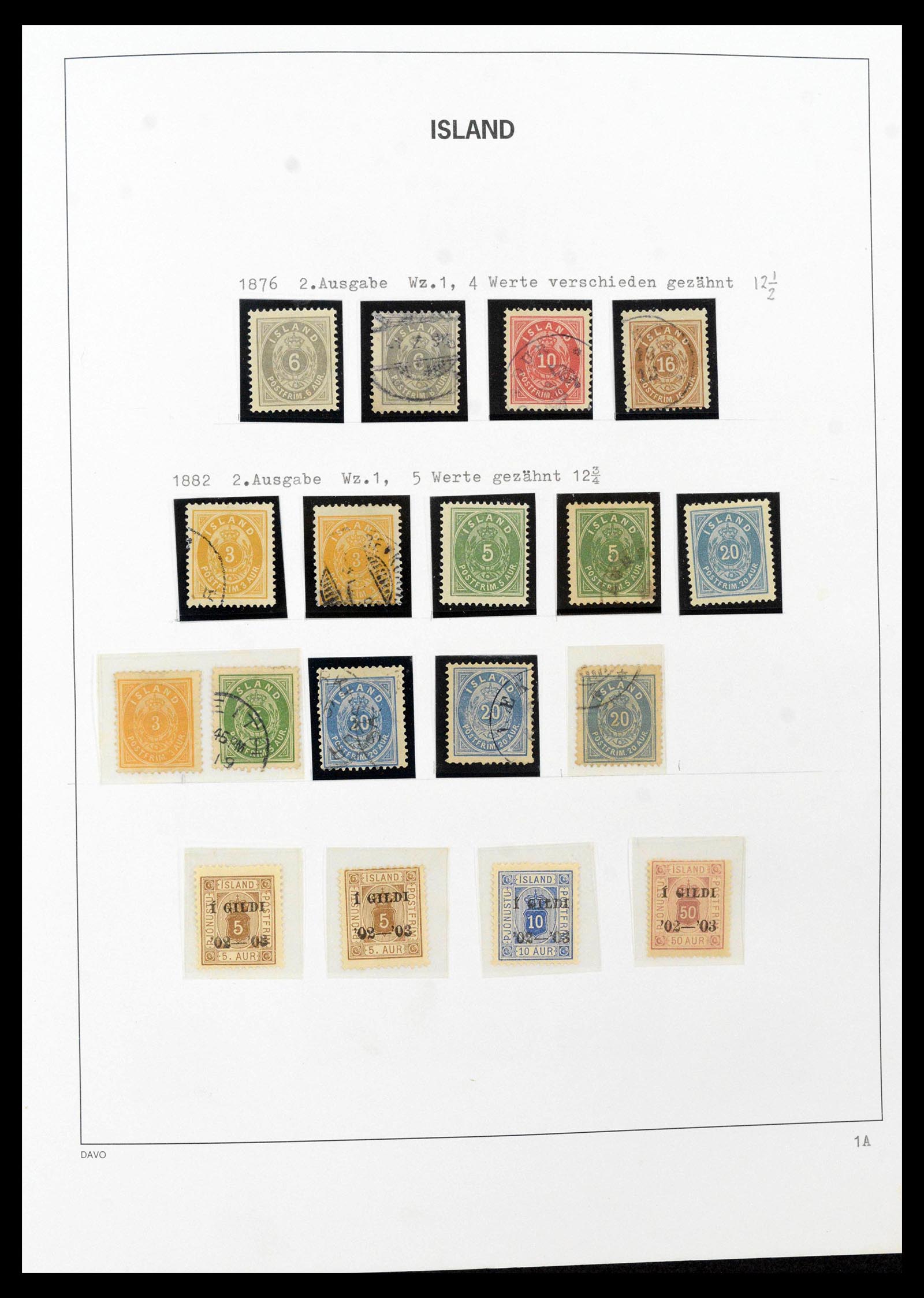 39731 0002 - Stamp collection 39731 Iceland 1873-2012.