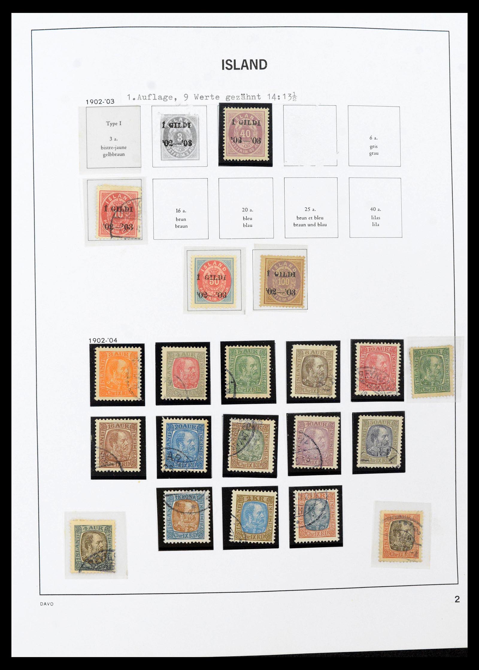39731 0003 - Stamp collection 39731 Iceland 1873-2012.