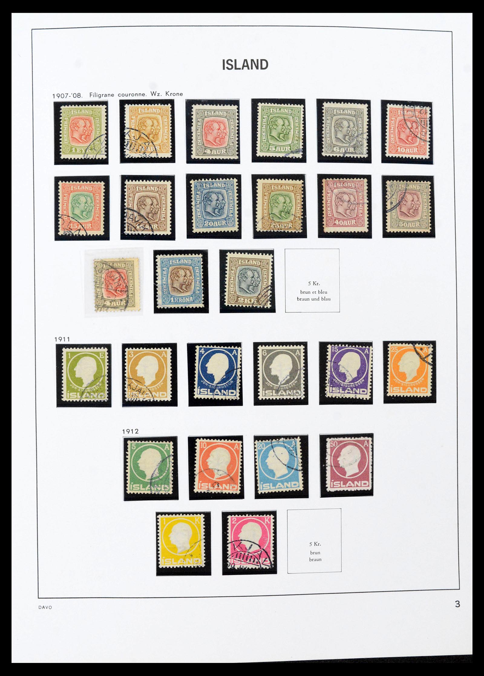 39731 0005 - Stamp collection 39731 Iceland 1873-2012.