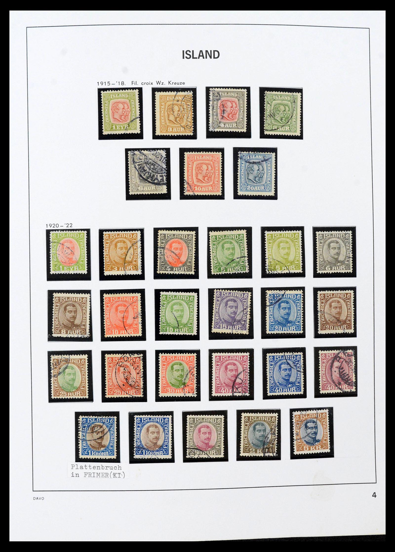 39731 0006 - Stamp collection 39731 Iceland 1873-2012.