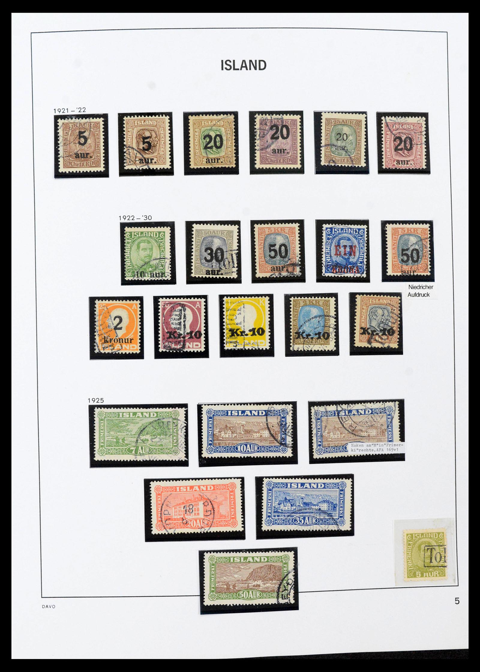 39731 0007 - Stamp collection 39731 Iceland 1873-2012.