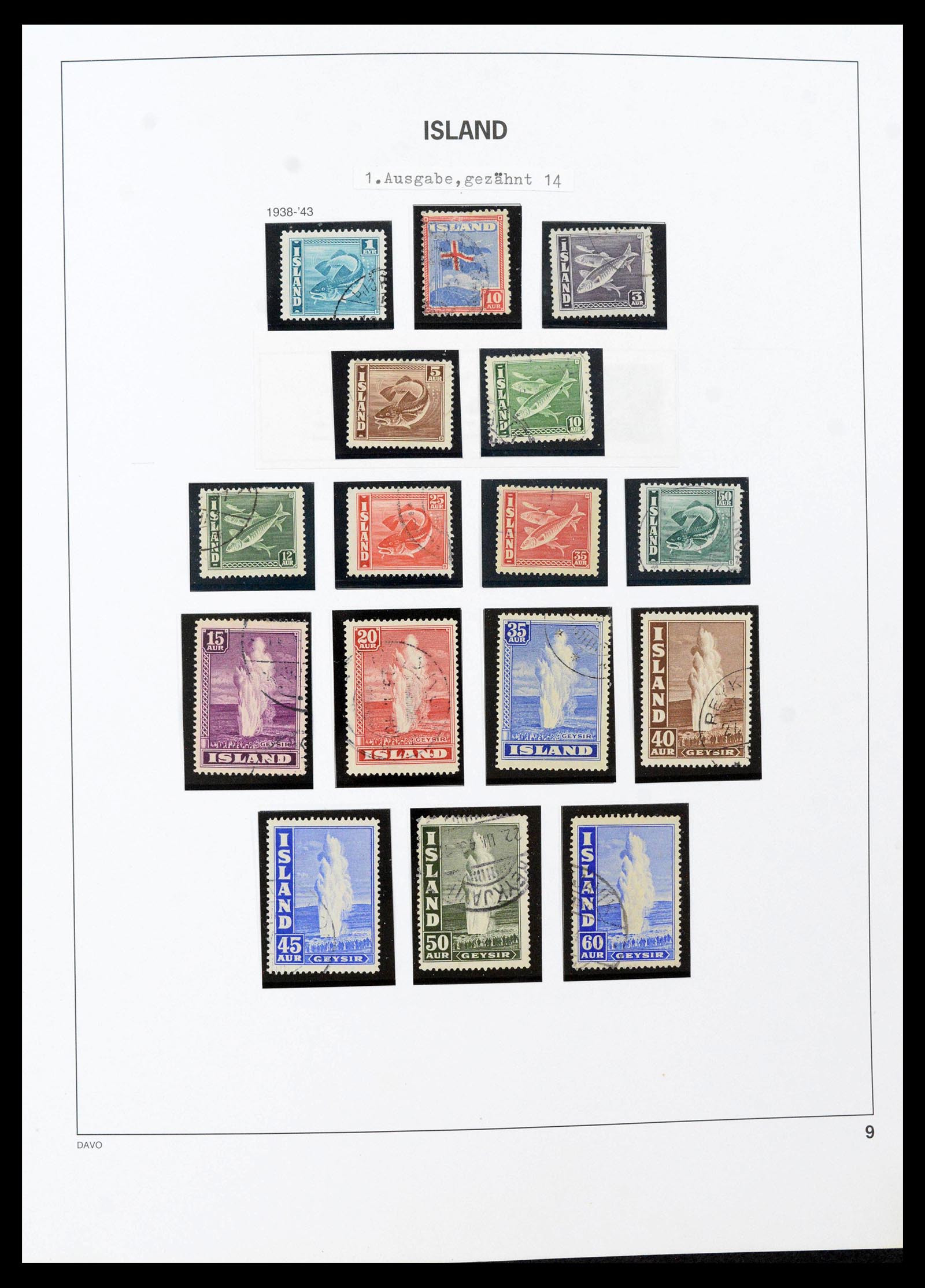 39731 0011 - Stamp collection 39731 Iceland 1873-2012.