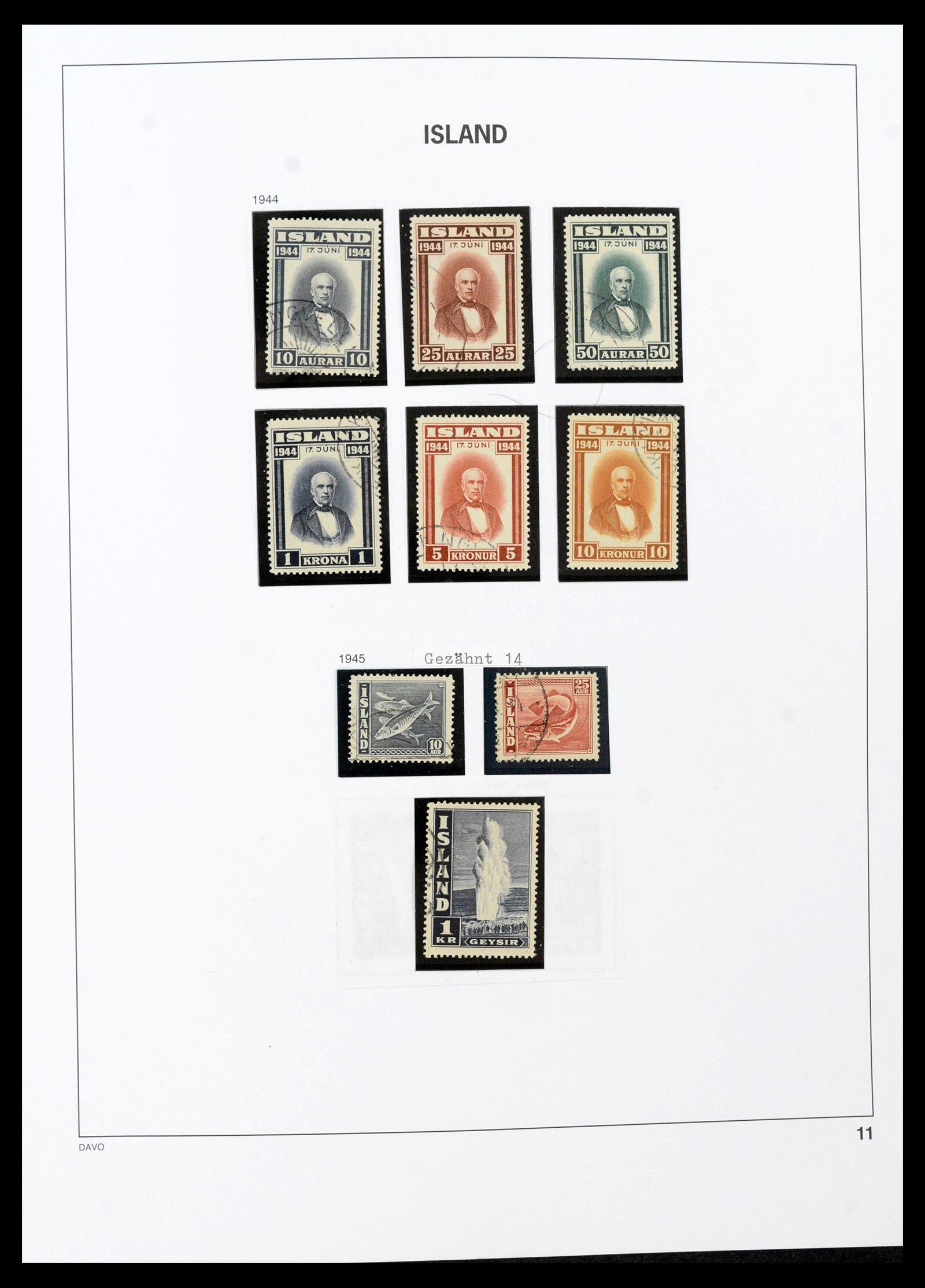 39731 0015 - Stamp collection 39731 Iceland 1873-2012.
