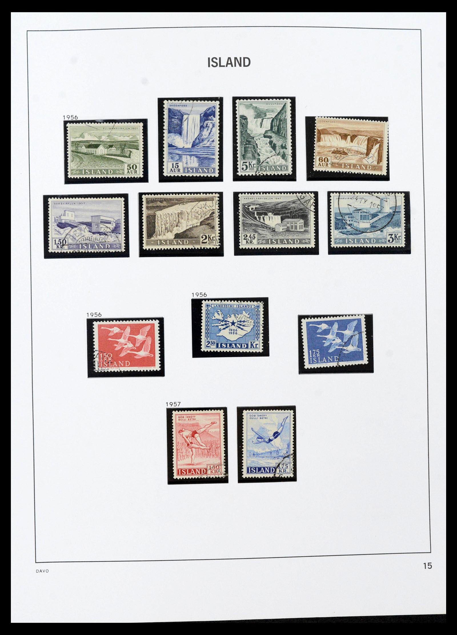 39731 0020 - Stamp collection 39731 Iceland 1873-2012.