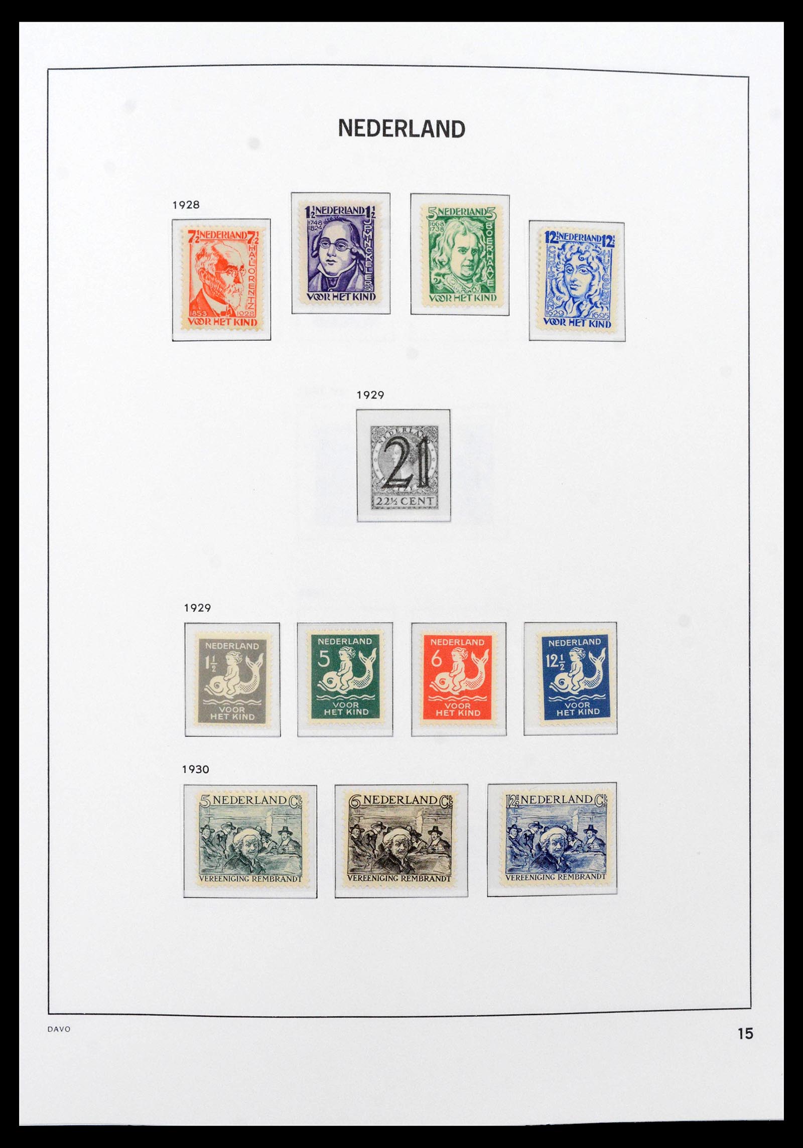 39733 0002 - Postzegelverzameling 39733 Nederland 1928-1959.