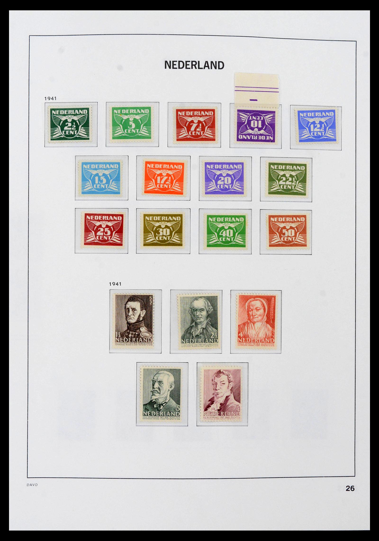 39733 0013 - Postzegelverzameling 39733 Nederland 1928-1959.