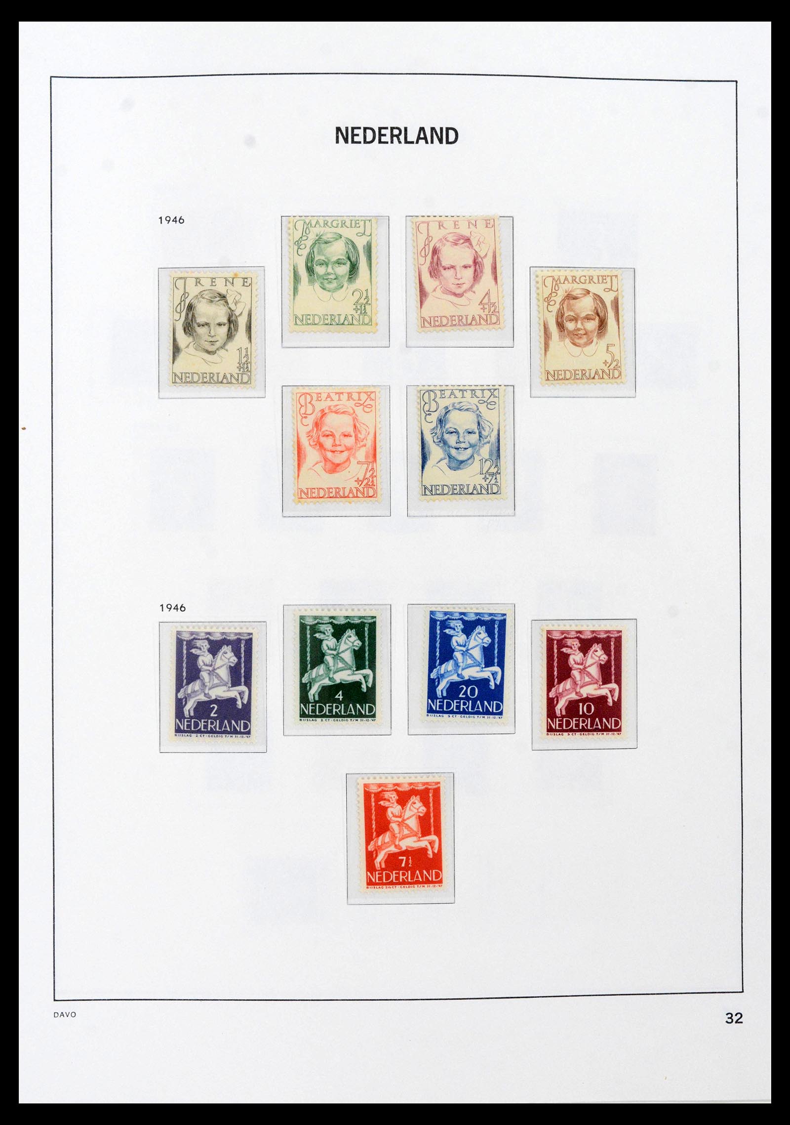 39733 0018 - Postzegelverzameling 39733 Nederland 1928-1959.