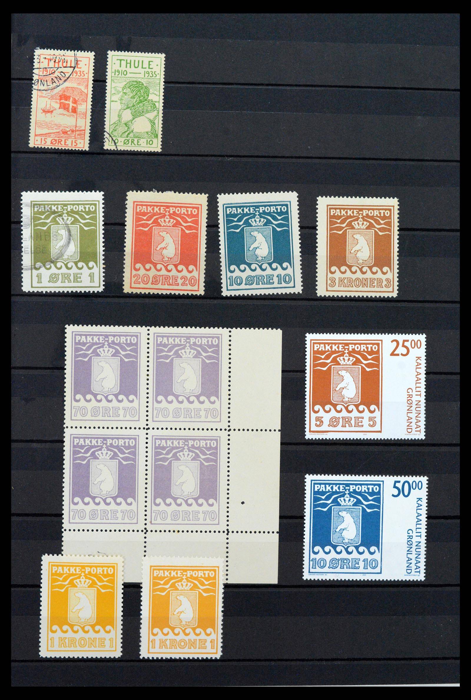 39737 0001 - Postzegelverzameling 39737 Groenland 1905-2009.