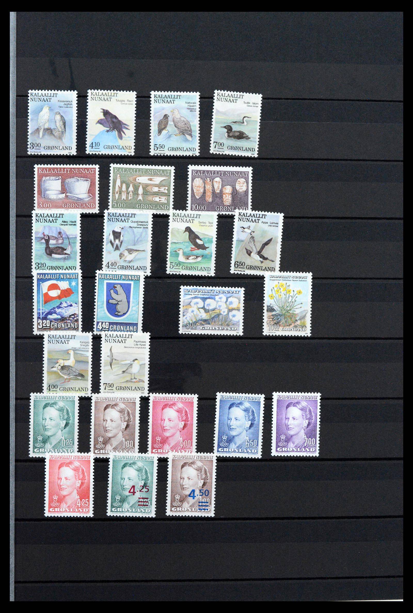 39737 0009 - Postzegelverzameling 39737 Groenland 1905-2009.
