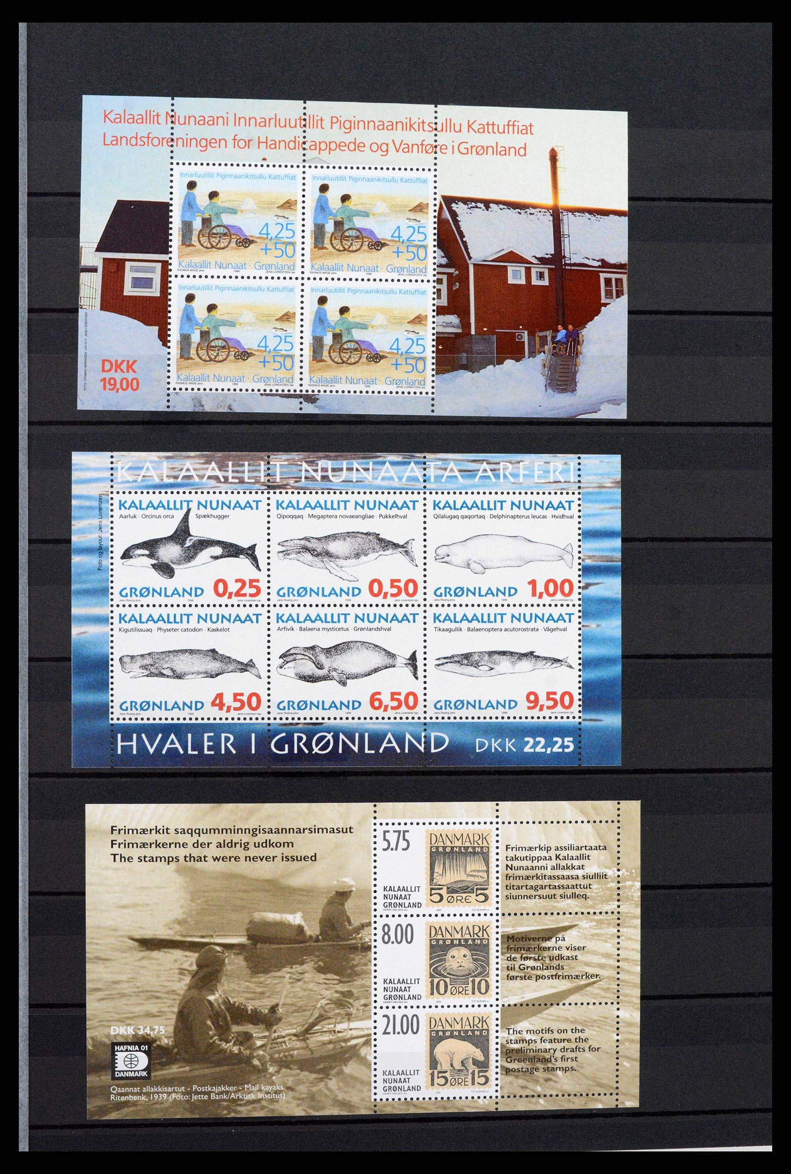 39737 0011 - Postzegelverzameling 39737 Groenland 1905-2009.