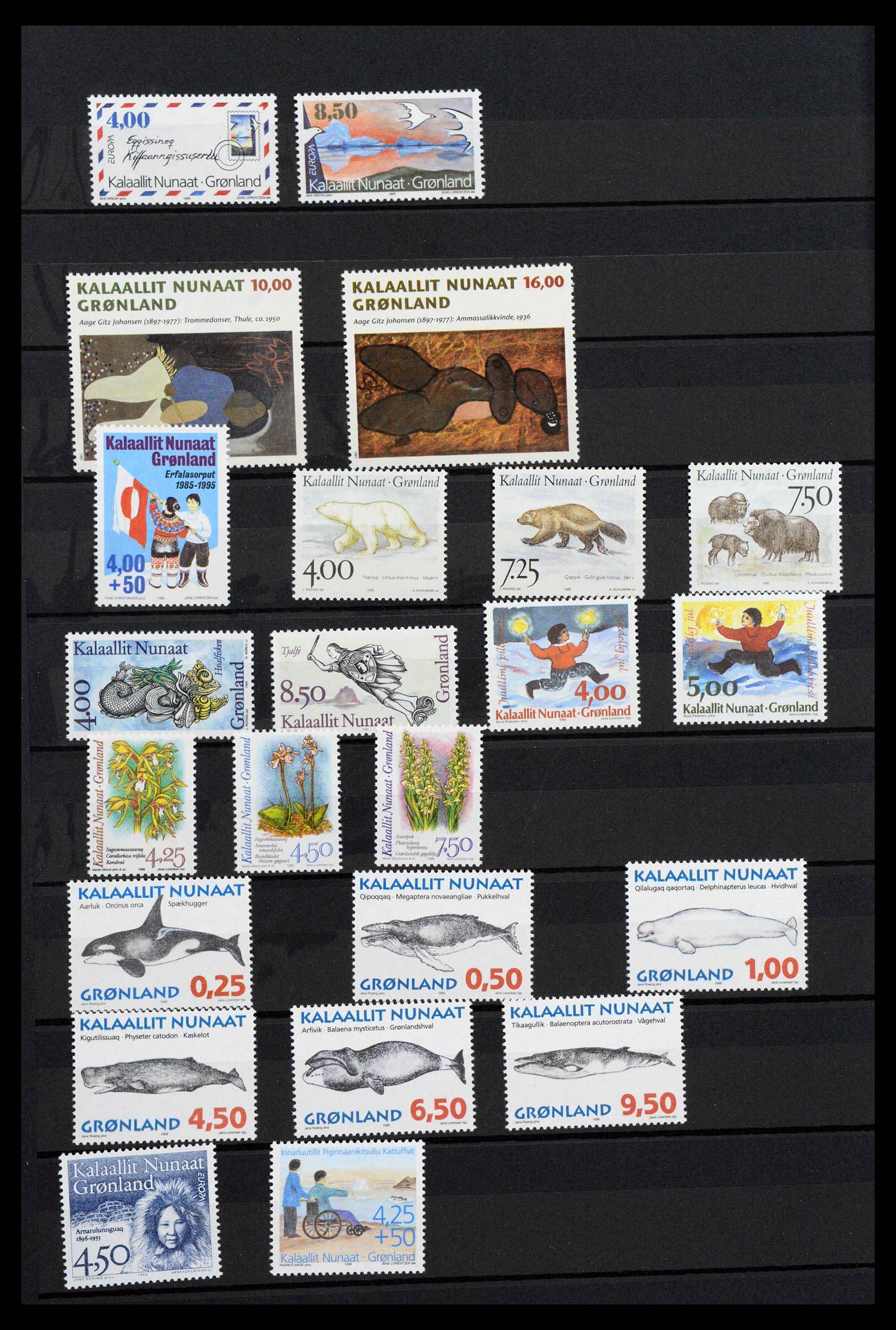 39737 0016 - Postzegelverzameling 39737 Groenland 1905-2009.