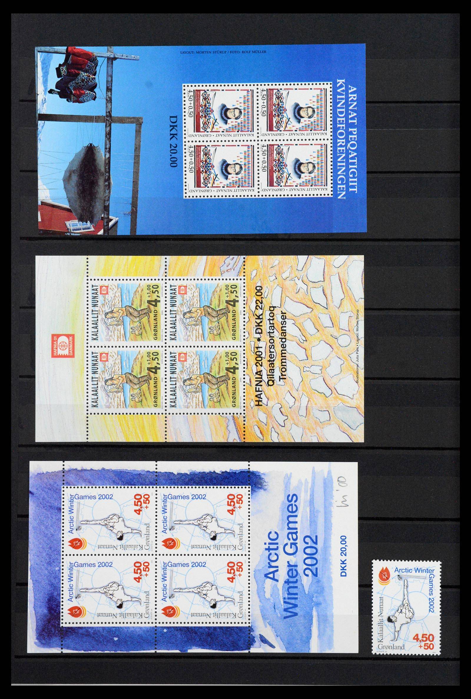 39737 0020 - Postzegelverzameling 39737 Groenland 1905-2009.
