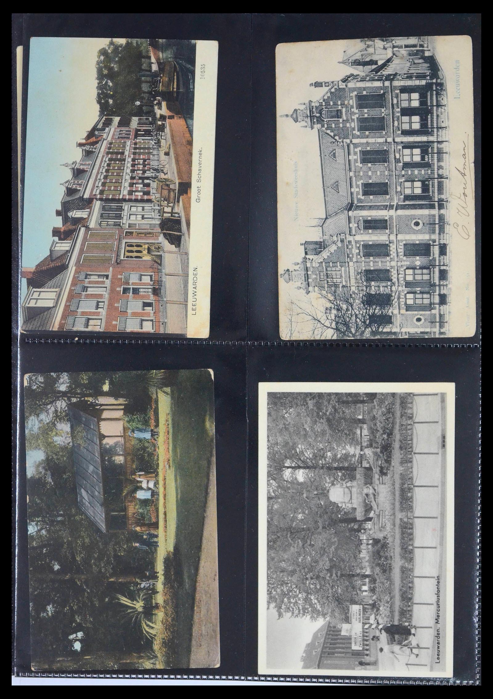 39742 0012 - Postzegelverzameling 39742 Nederland oud ansichtkaarten.