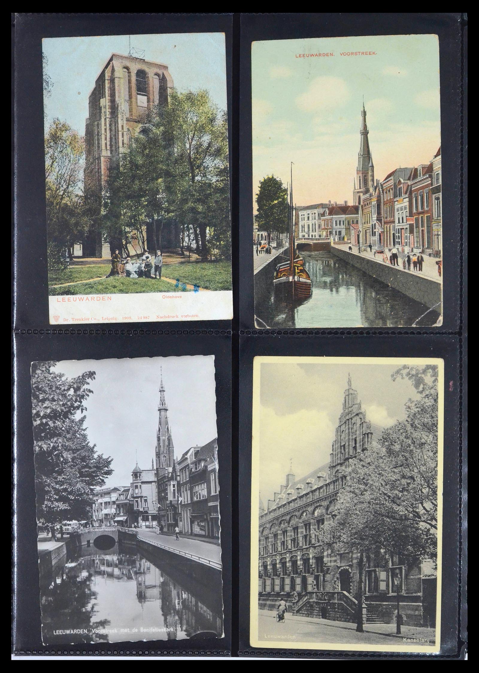 39742 0016 - Postzegelverzameling 39742 Nederland oud ansichtkaarten.