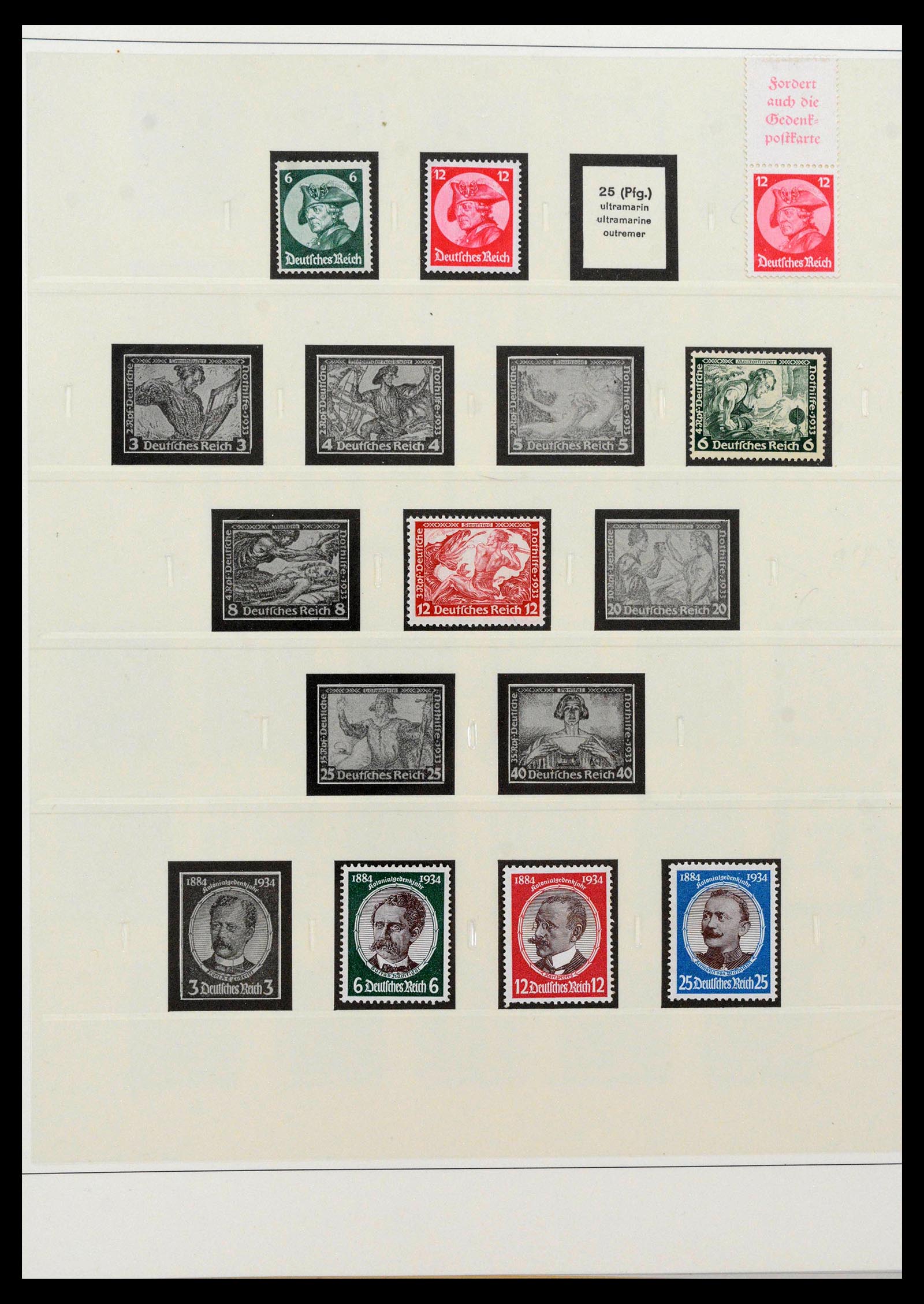 39744 0001 - Stamp collection 39744 German Reich 1889-1945.