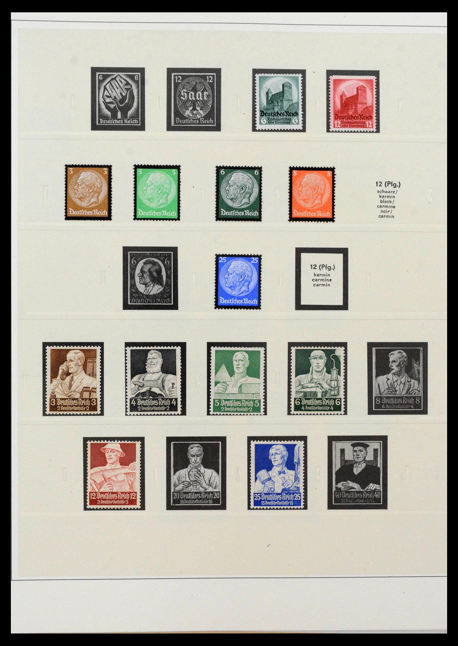 39744 0003 - Stamp collection 39744 German Reich 1889-1945.